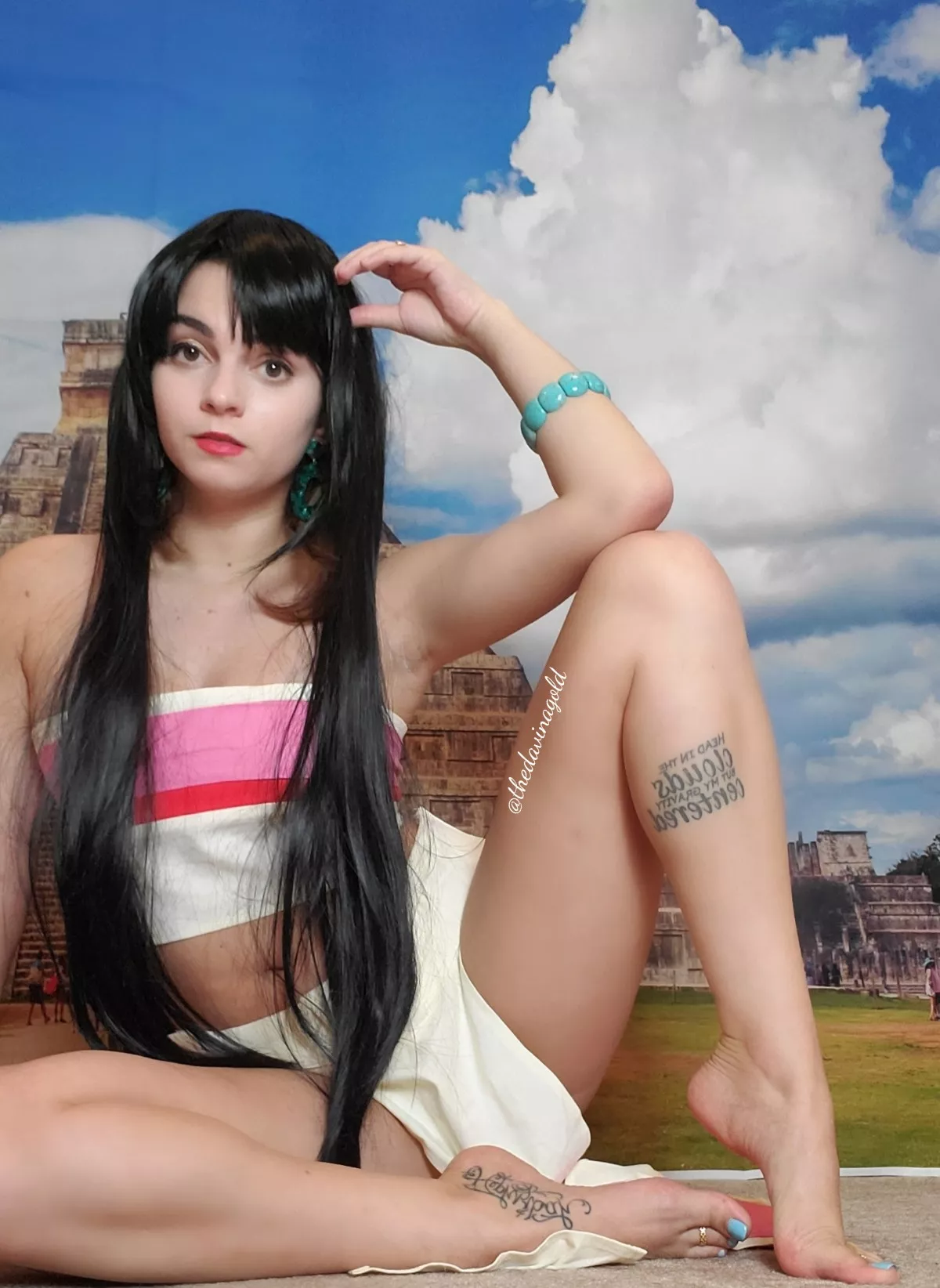 Chel (from El Dorado) wants you to lick her arches. Would you oblige?