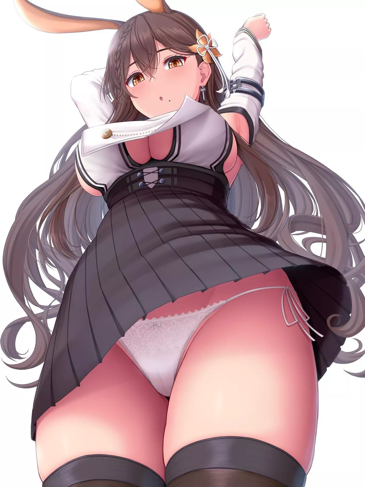 Chikuma flashing panties [Azur Lane]