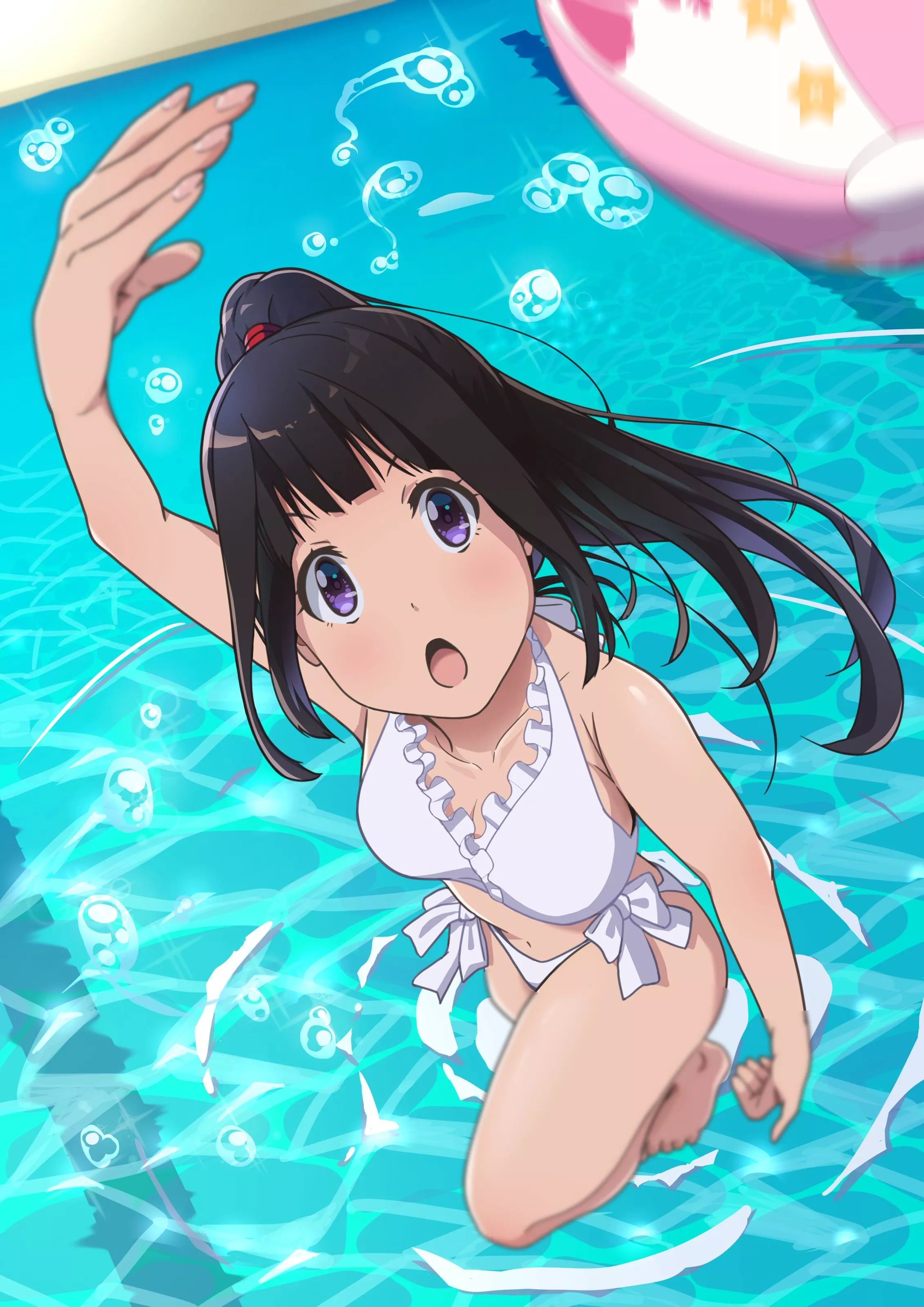 Chitanda in action. [Hyouka]