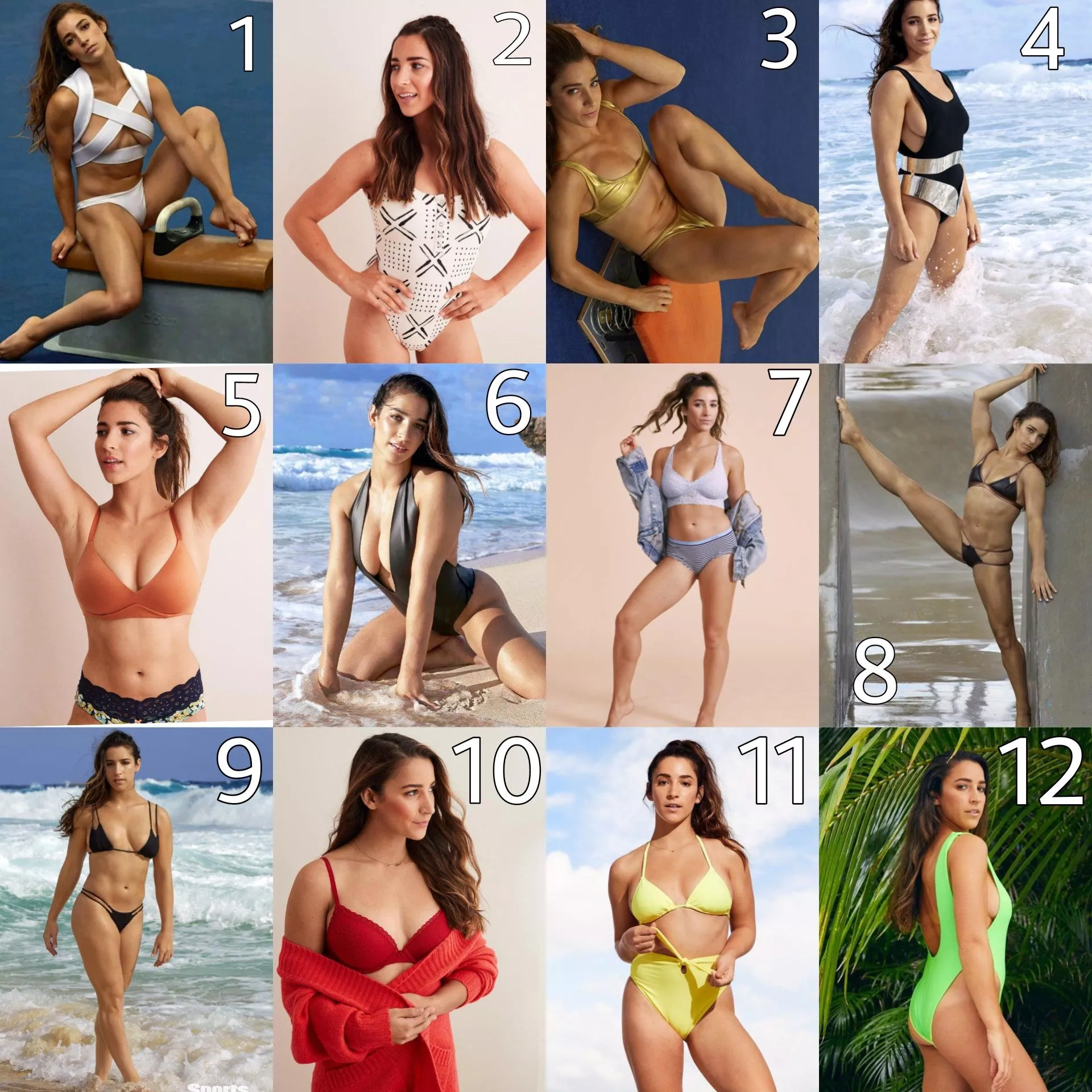 Choose an outfit for Aly Raisman