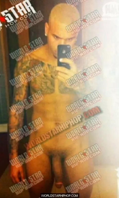 Chris Brown's big monster cock