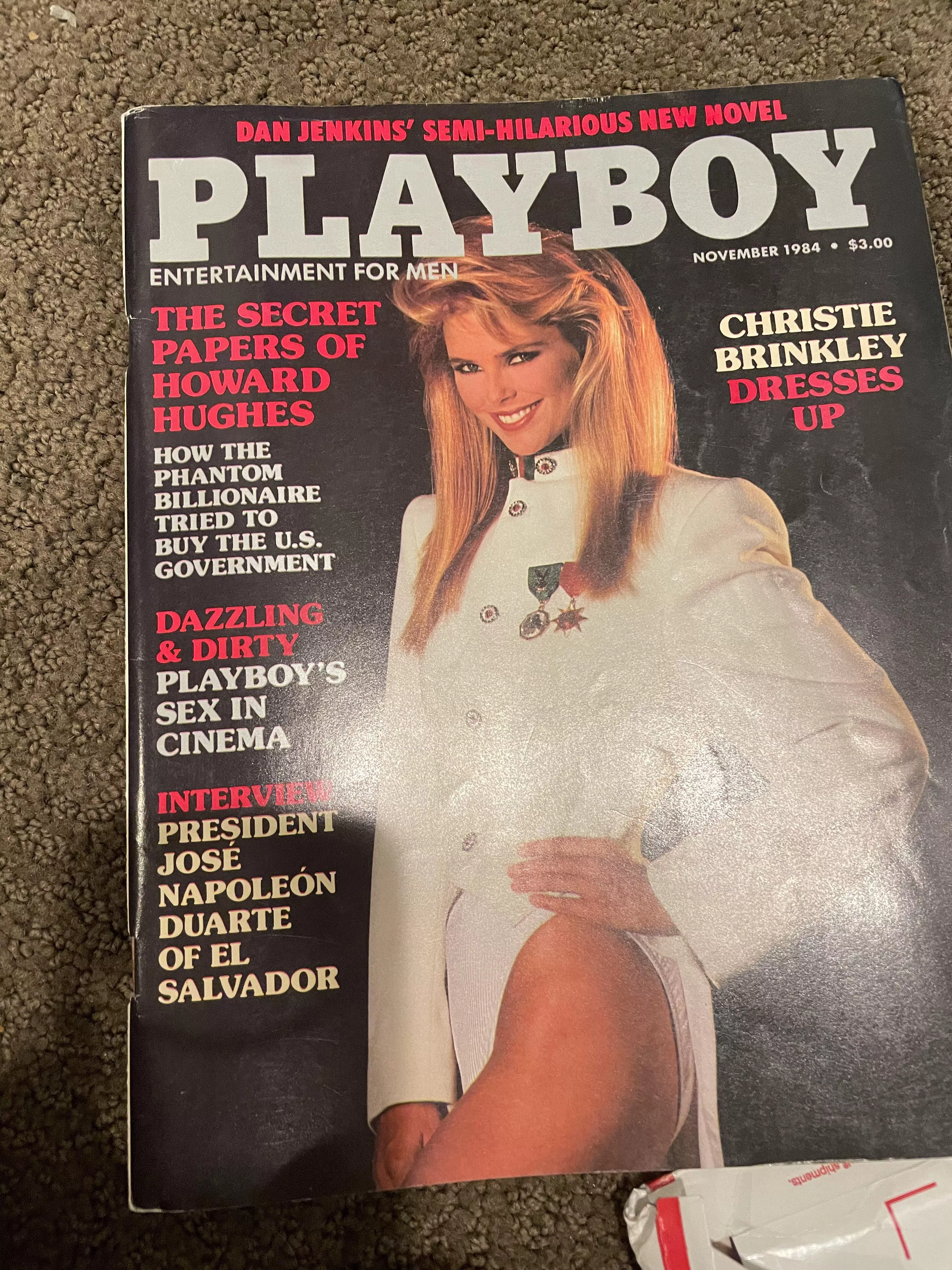 Christie Brinkley’s 1984 Playboy cover (I actually have the issue)