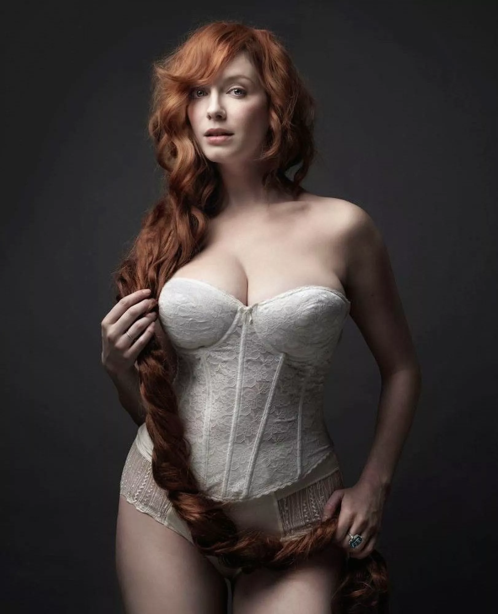 Christina Hendricks (the white bodice is a nice bonus)