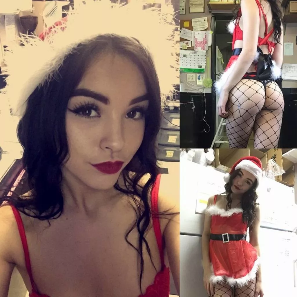 Christmas barista - Eleni