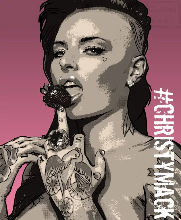 Christy Mack Fan Art by me [OC]