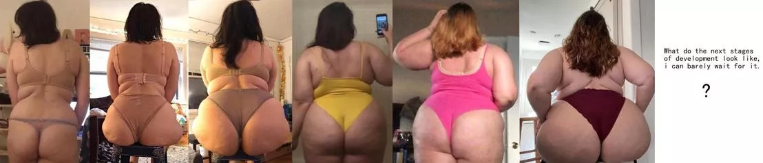 Chubbychiquita rear view over the years