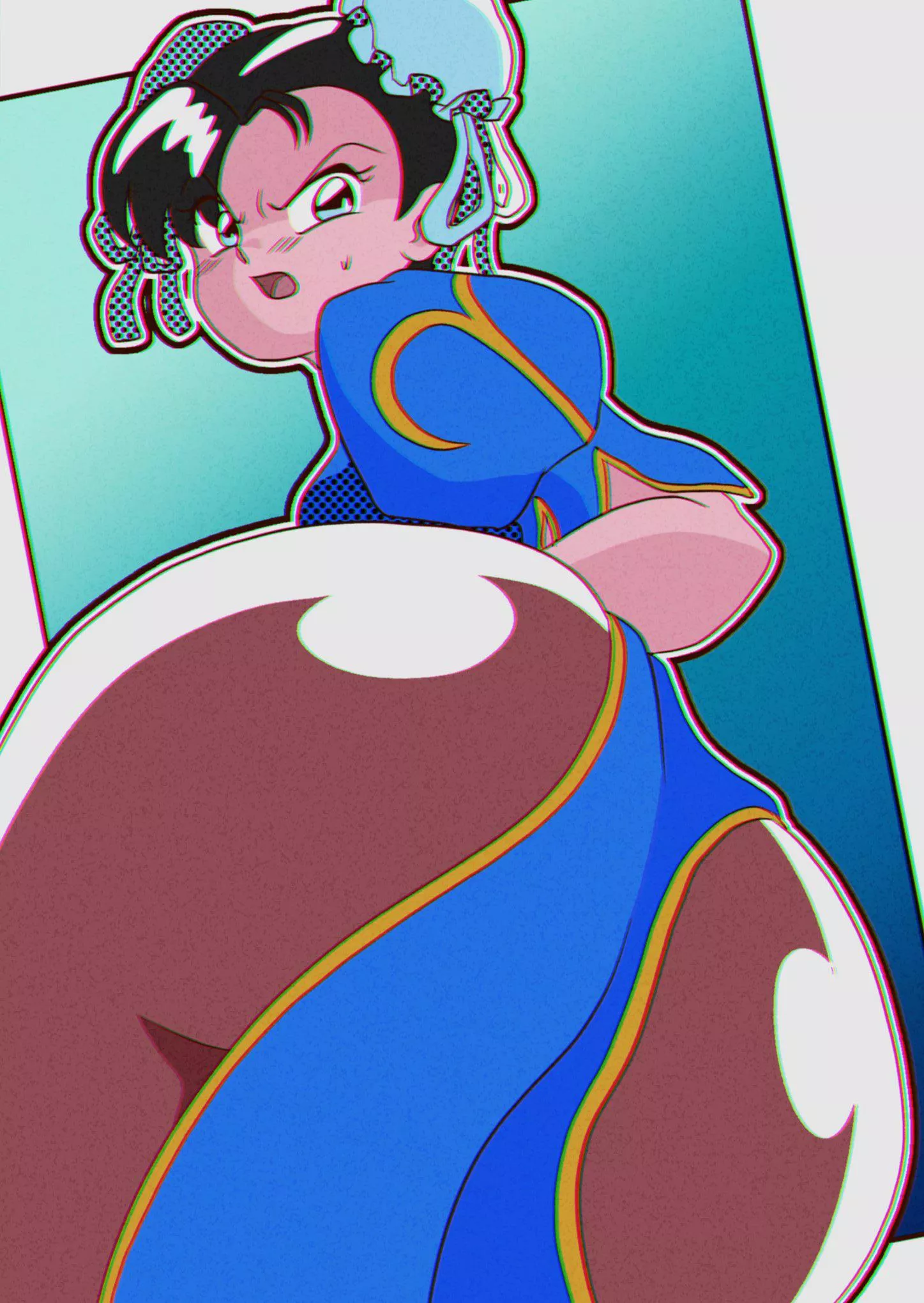 Chun-Li catches you staring (KungFuAgatha) [Street Fighter]