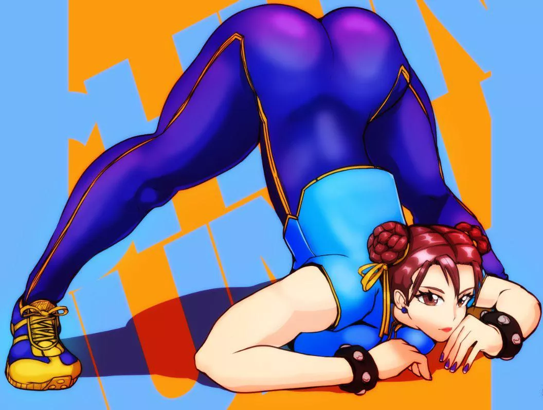 Chun-Li making the Jack-O challenge look easy (Kyza_Draws) [Street Fighter]