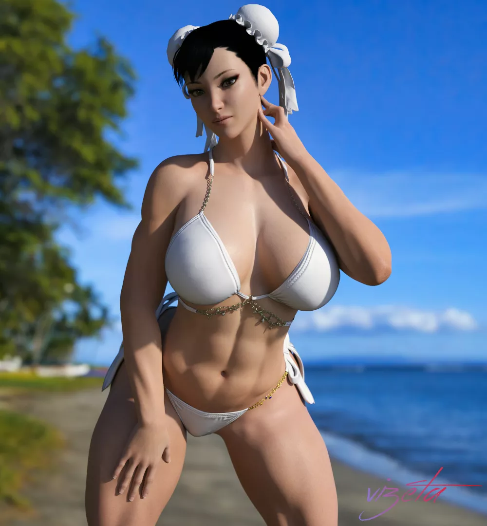 Chun-Li pinup (Vizeta) [Street Fighter]