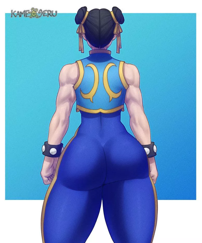 Chun-Liâ€™s beautiful backside (KAMESERU) [Street Fighter]