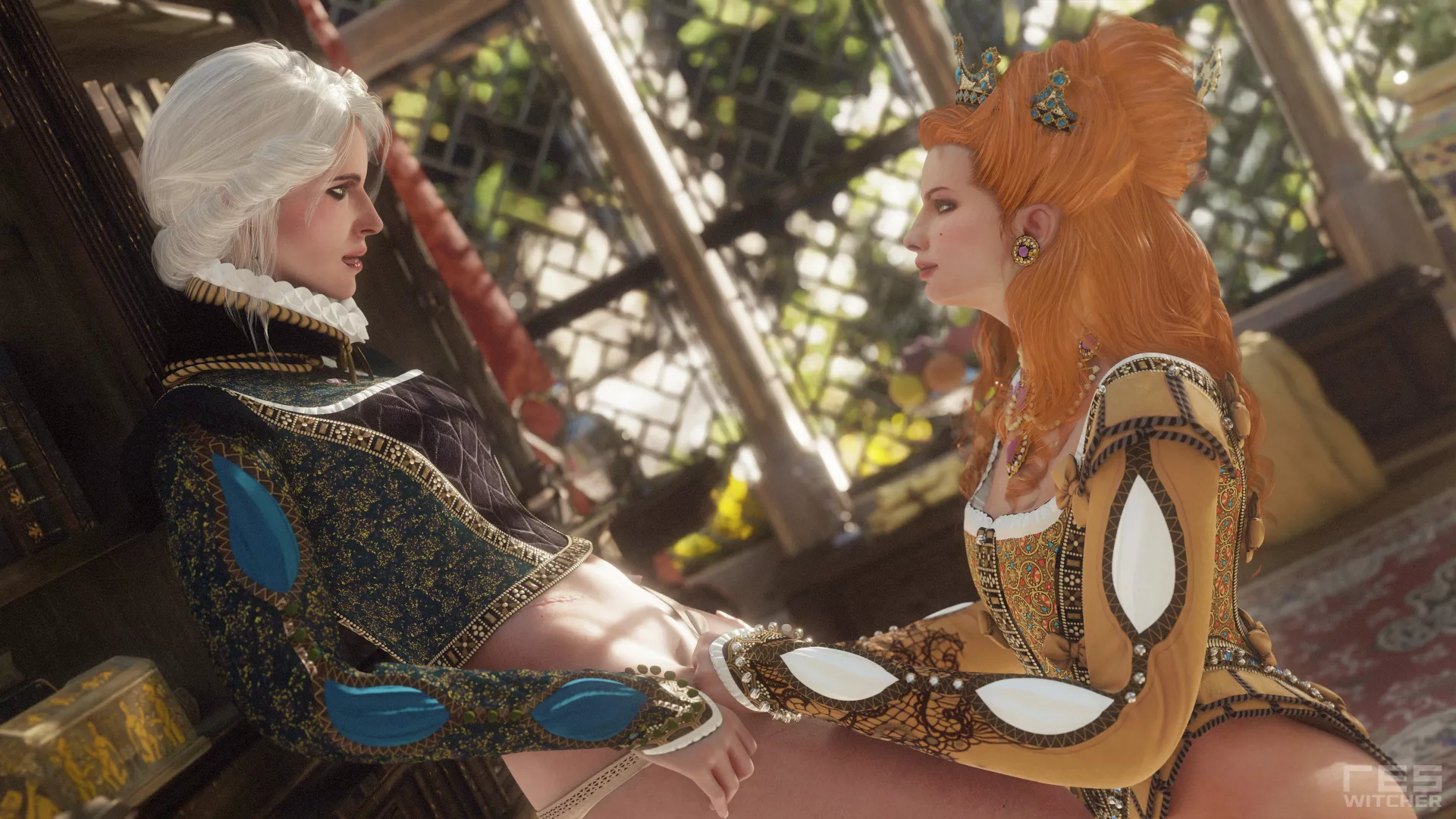 Ciri & Anna Henrietta - The art of negotiation (WitcherRes)