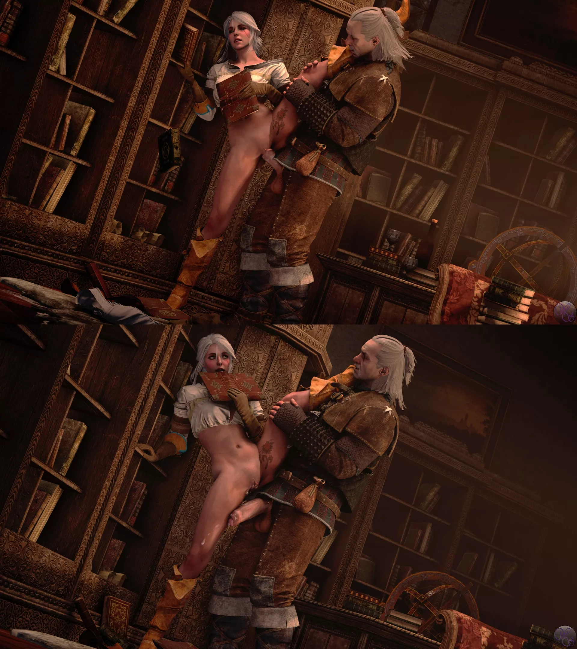 Ciri continues her studies (WeebSfm) [The Witcher]