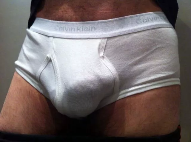 Classic white Calvins...