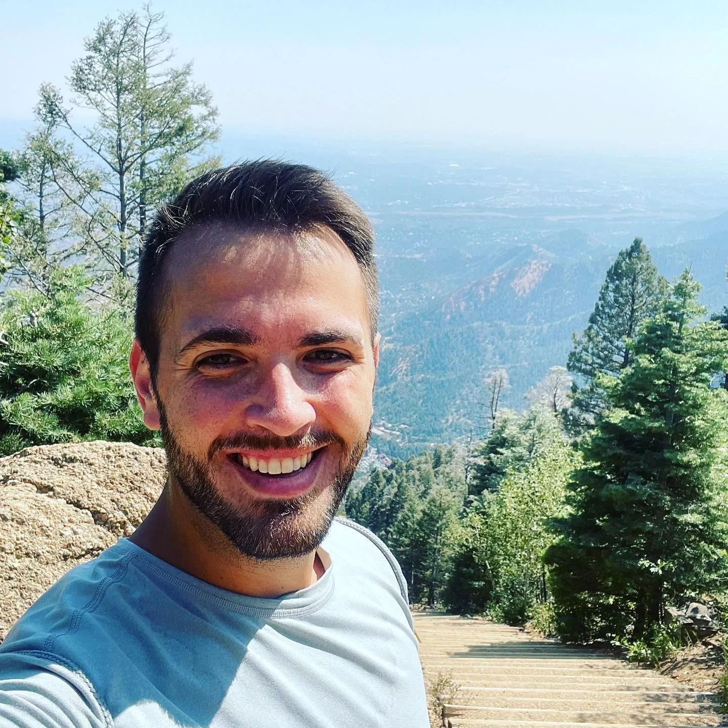 Climbed the Manitou Springs Incline, 2000’ of elevation in less than a mile!