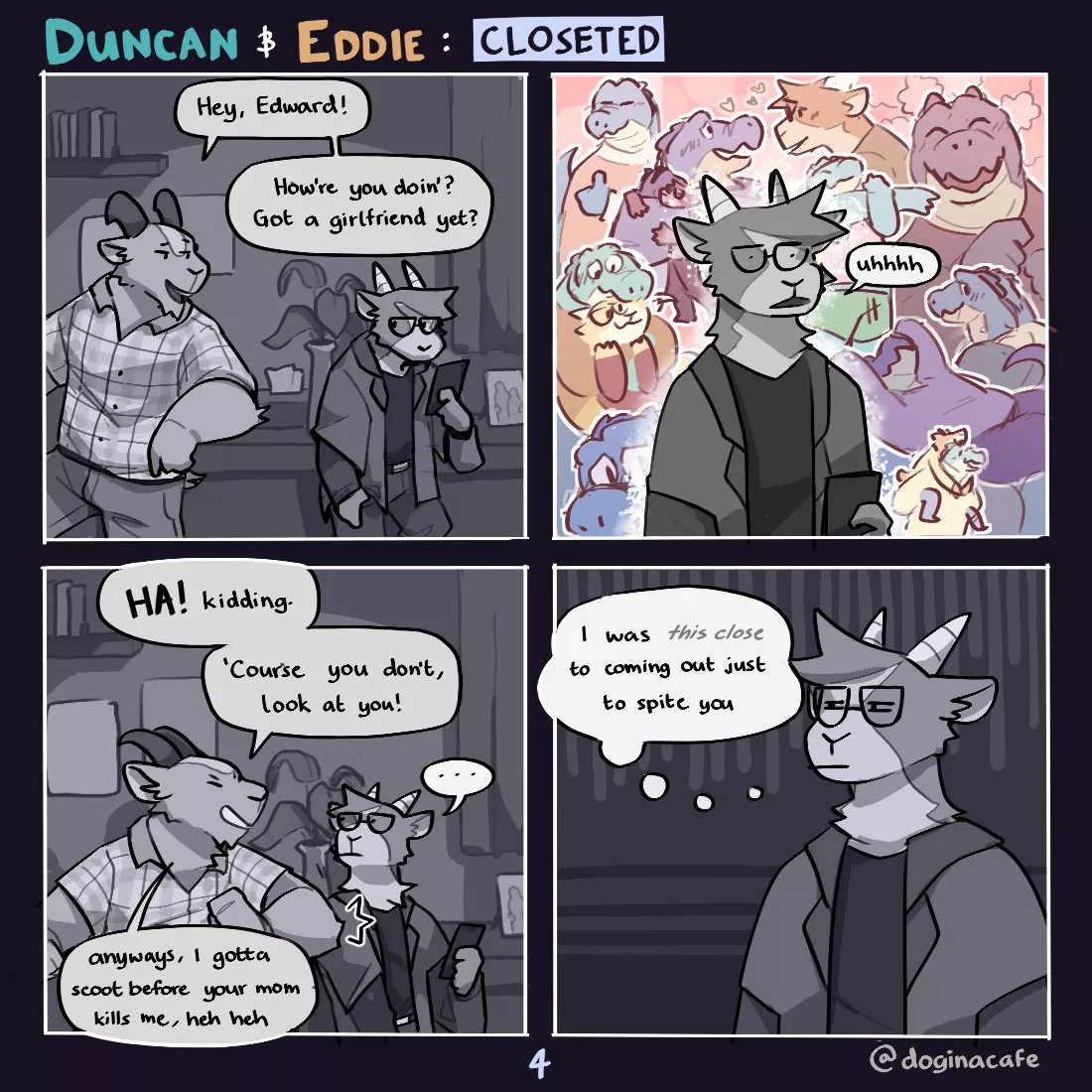 Closeted Part 3! (@doginacafe in Twitter!)