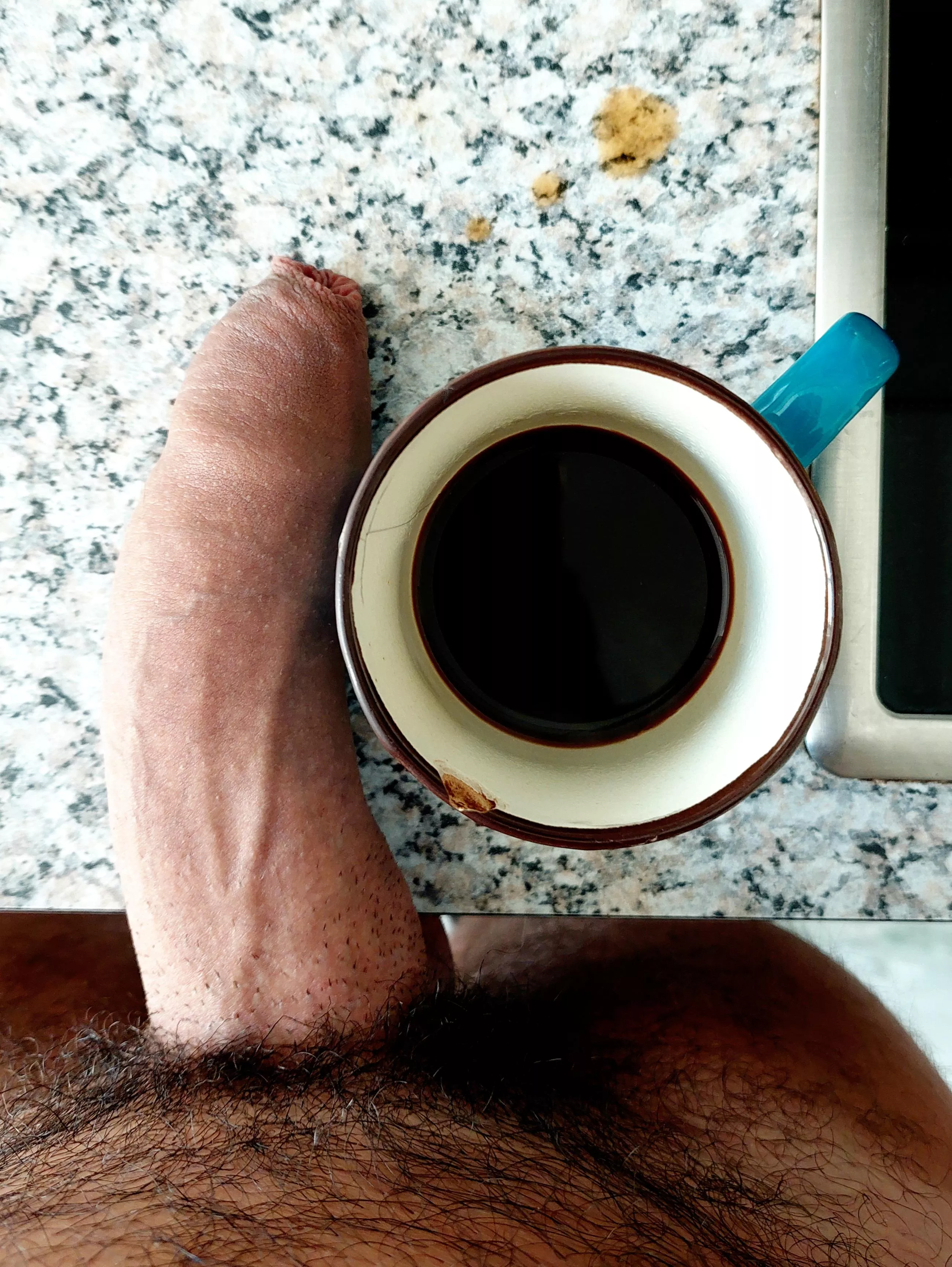 Coffee-flavored foreskin 😈💦