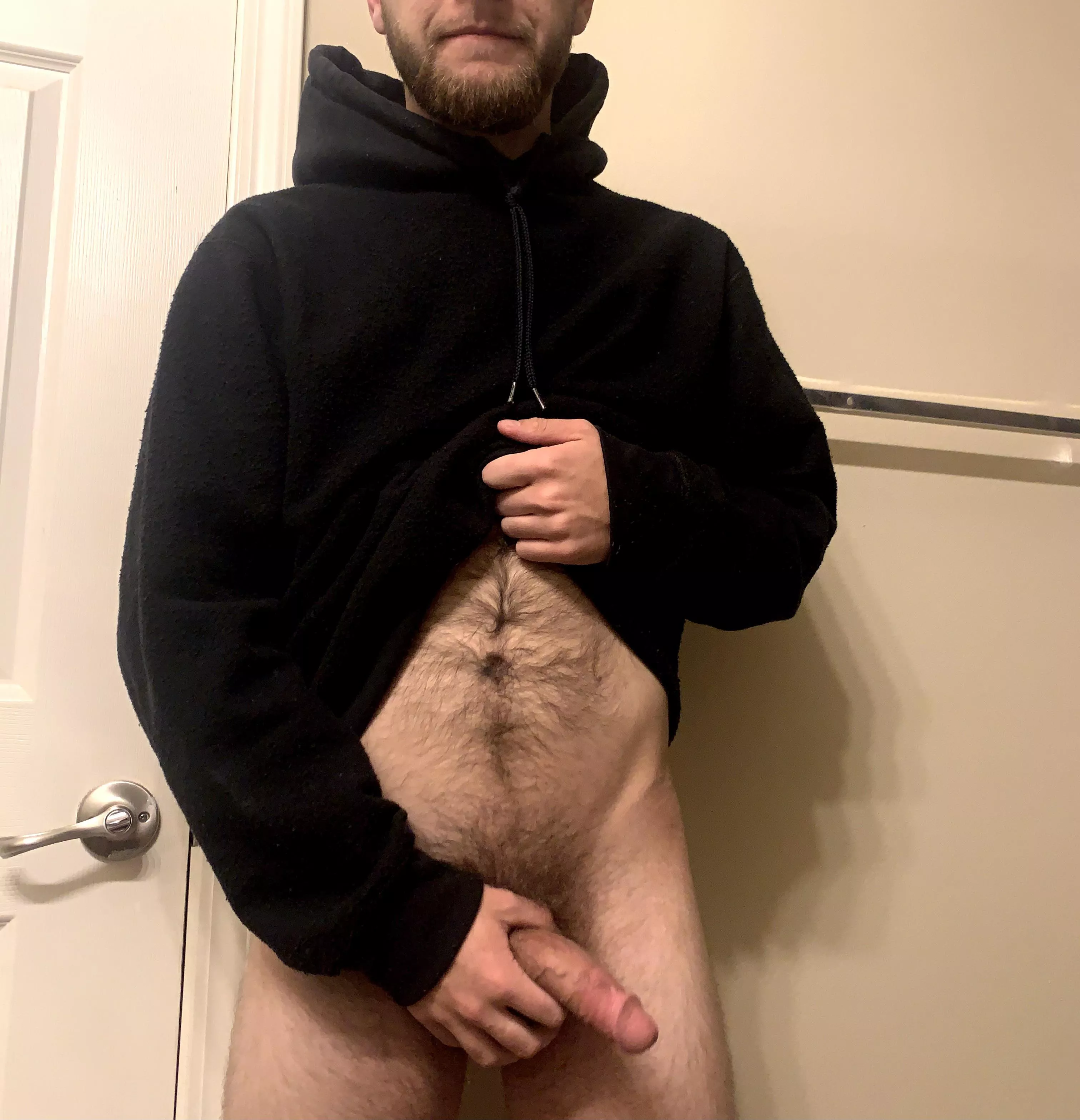 cold weather = hoodies and soft dick