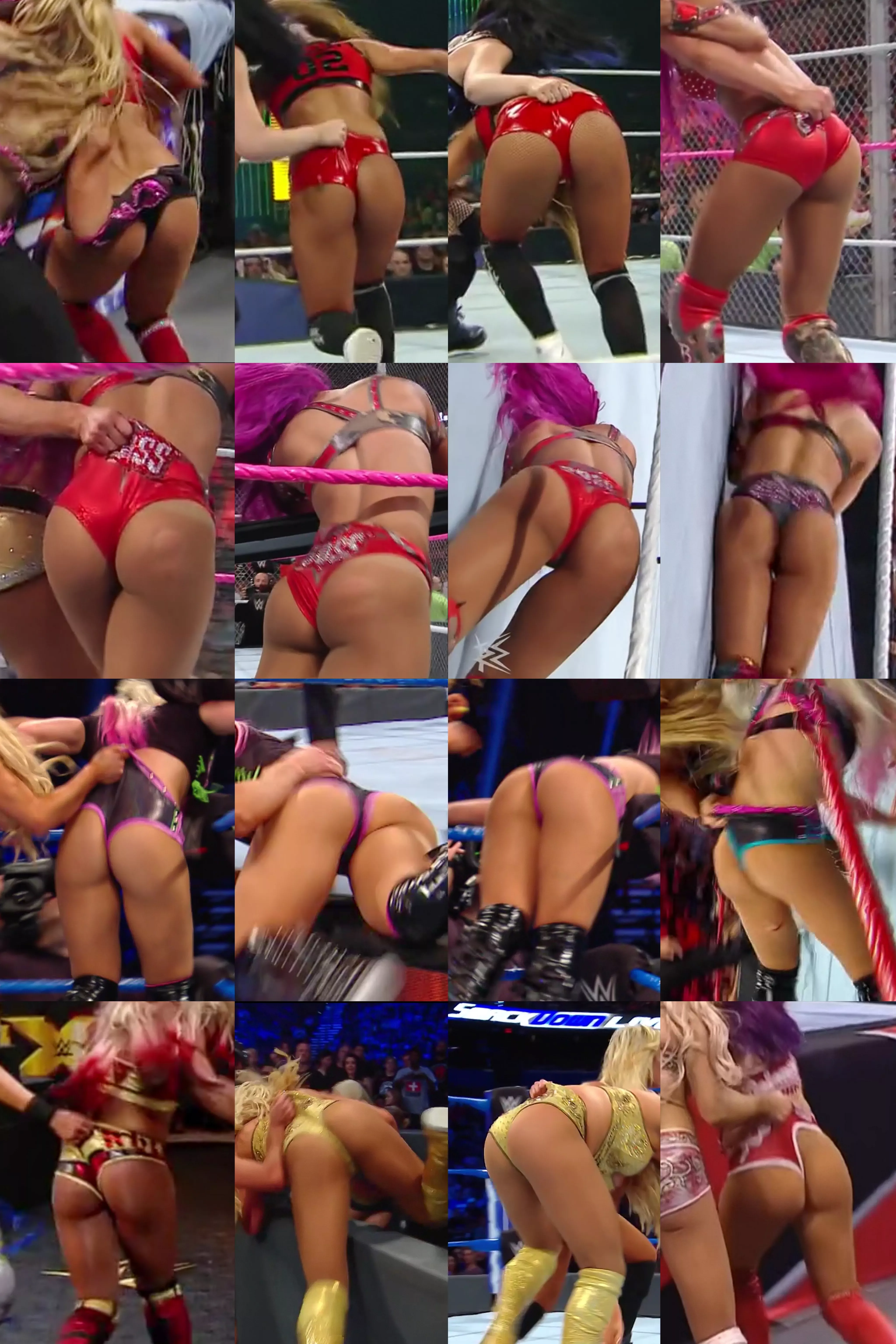 Collage of wedgies