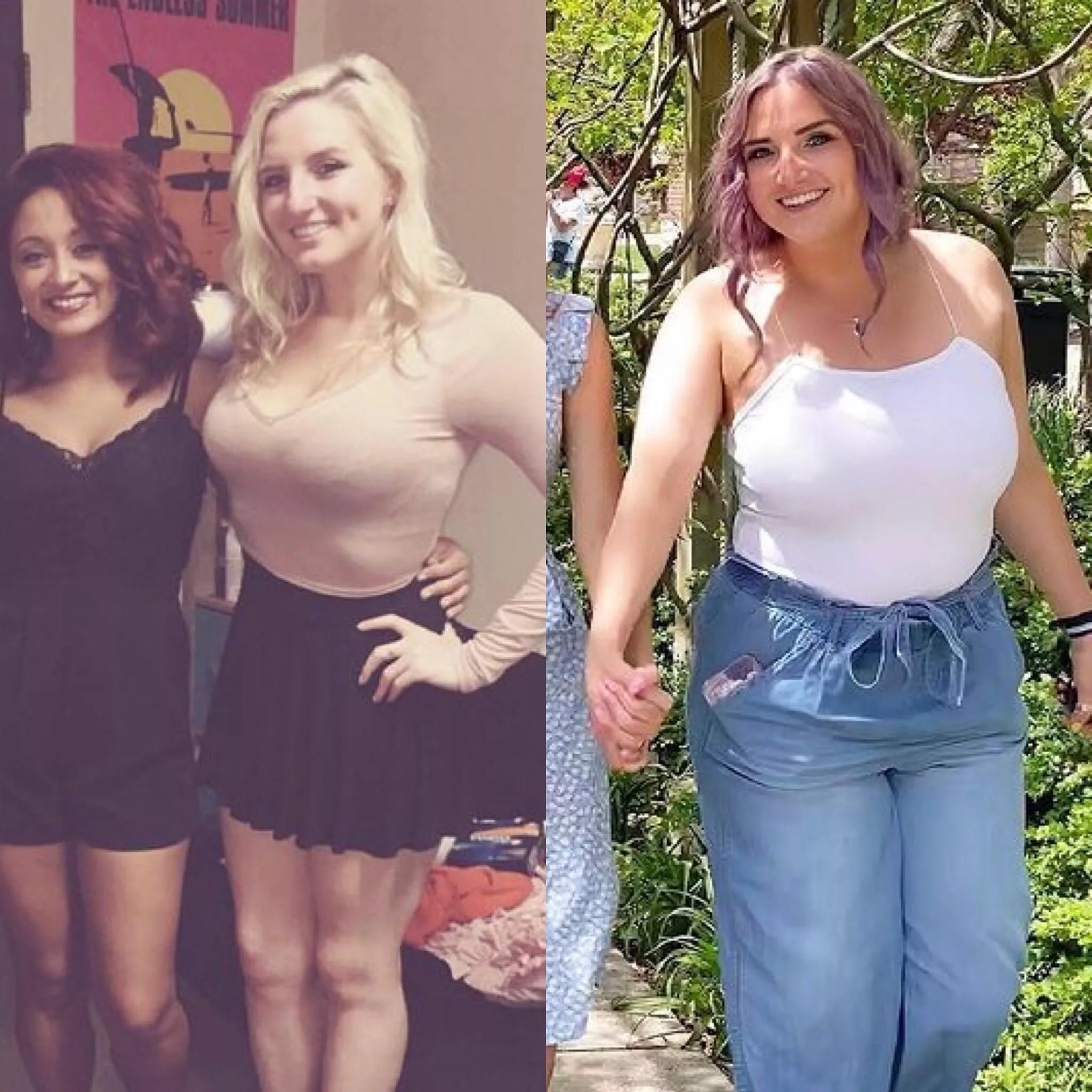 College sorority girl thickened up after four years of partying