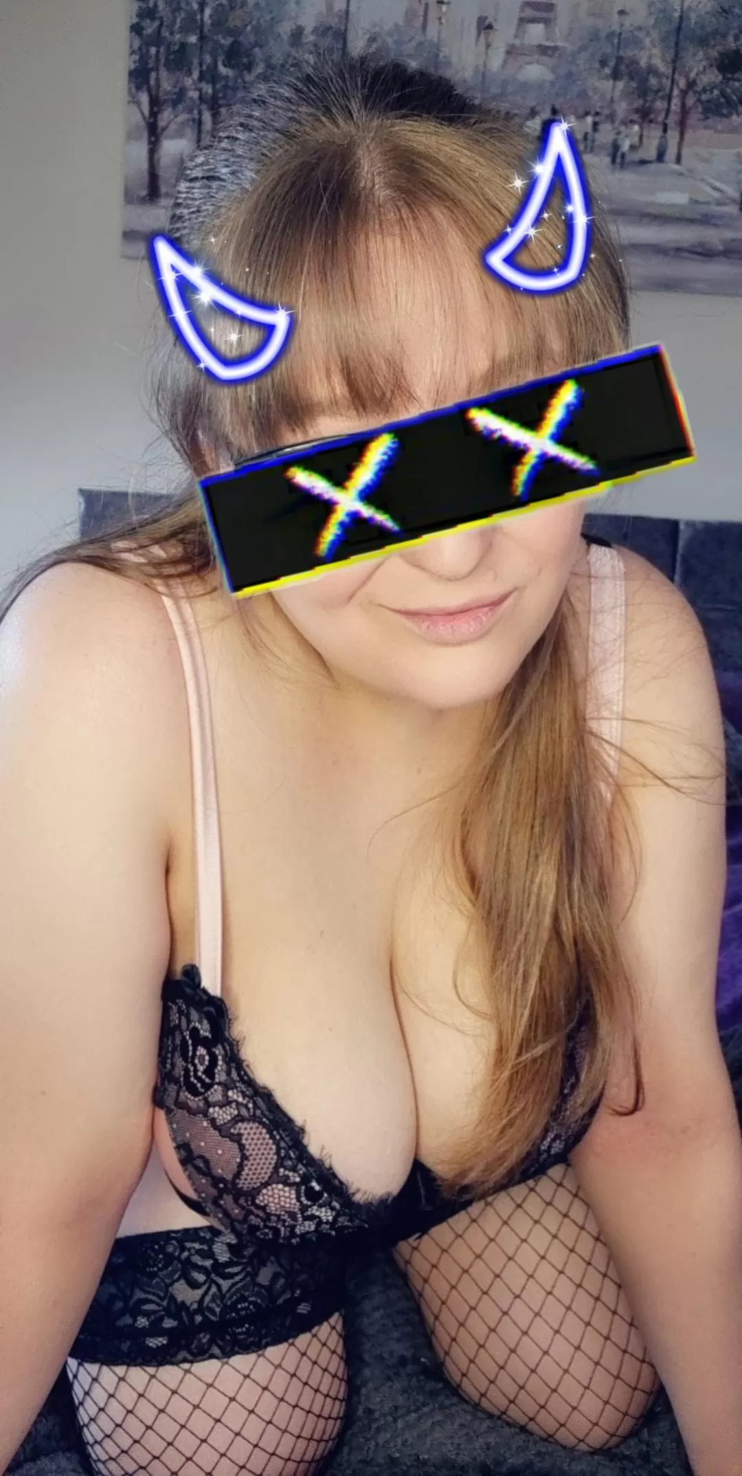 Come and pull my tits out for me then fuck them with your big cock