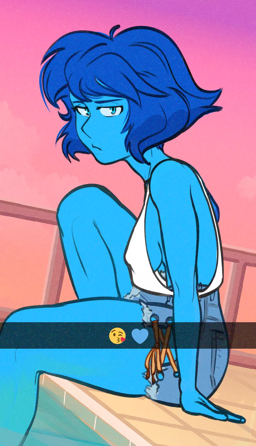 Comfy Lapis! (art by Milky Way)