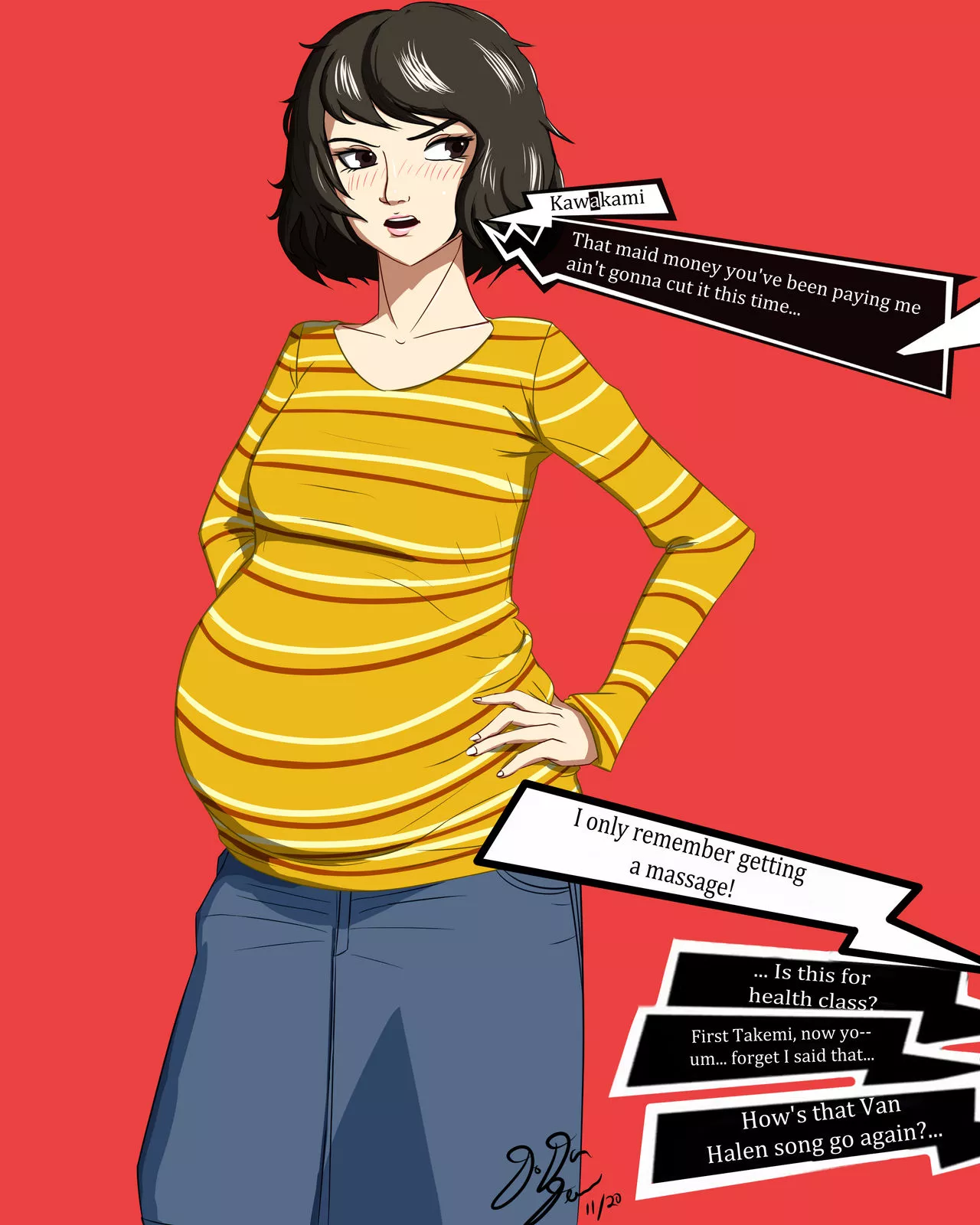 [Commission][OC] Kawakami gives you an F