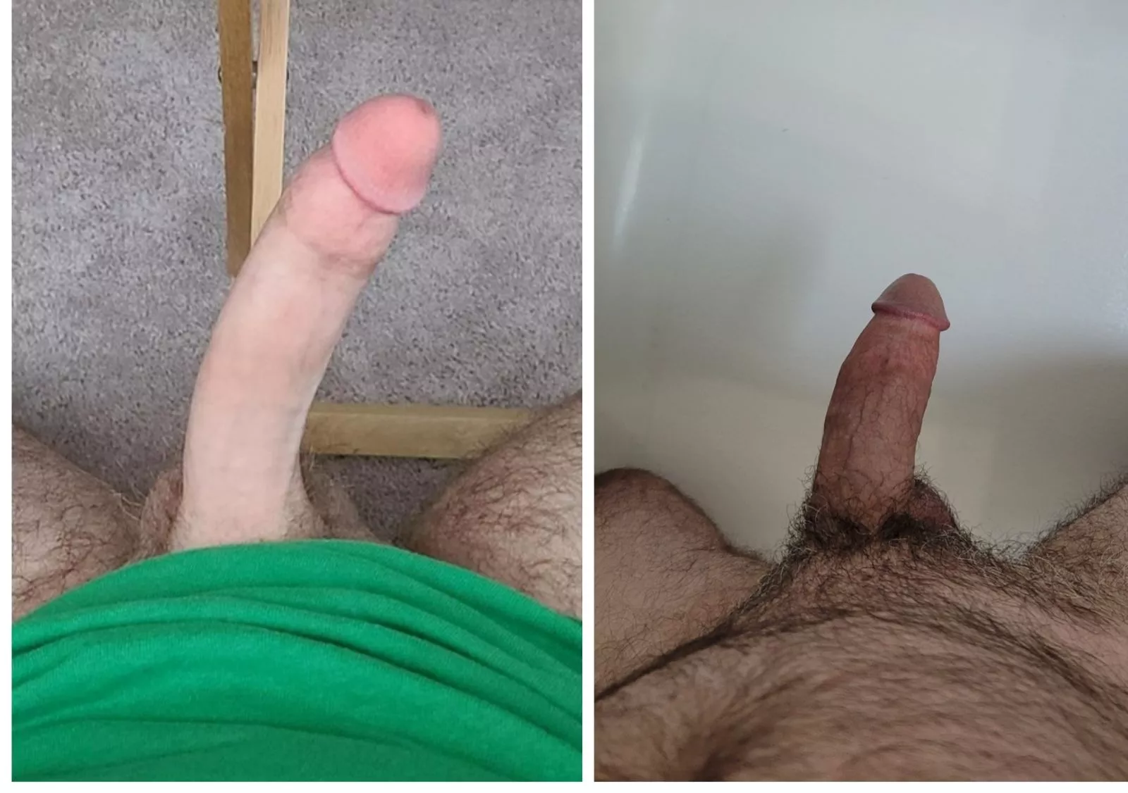 Comparison put together by u/Luvsub. Me on the left and him on the right.