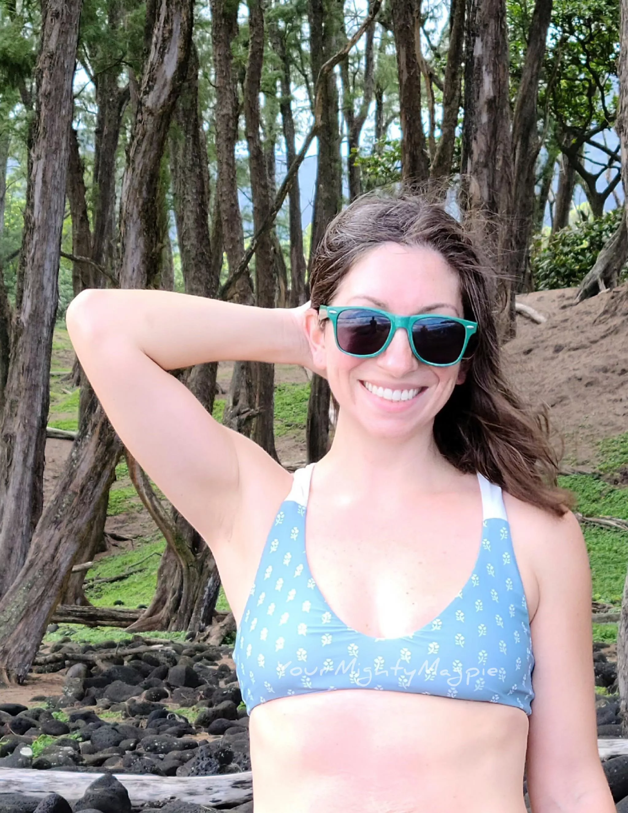 Cooling off after a breathtaking tropical hike ðŸŒ´