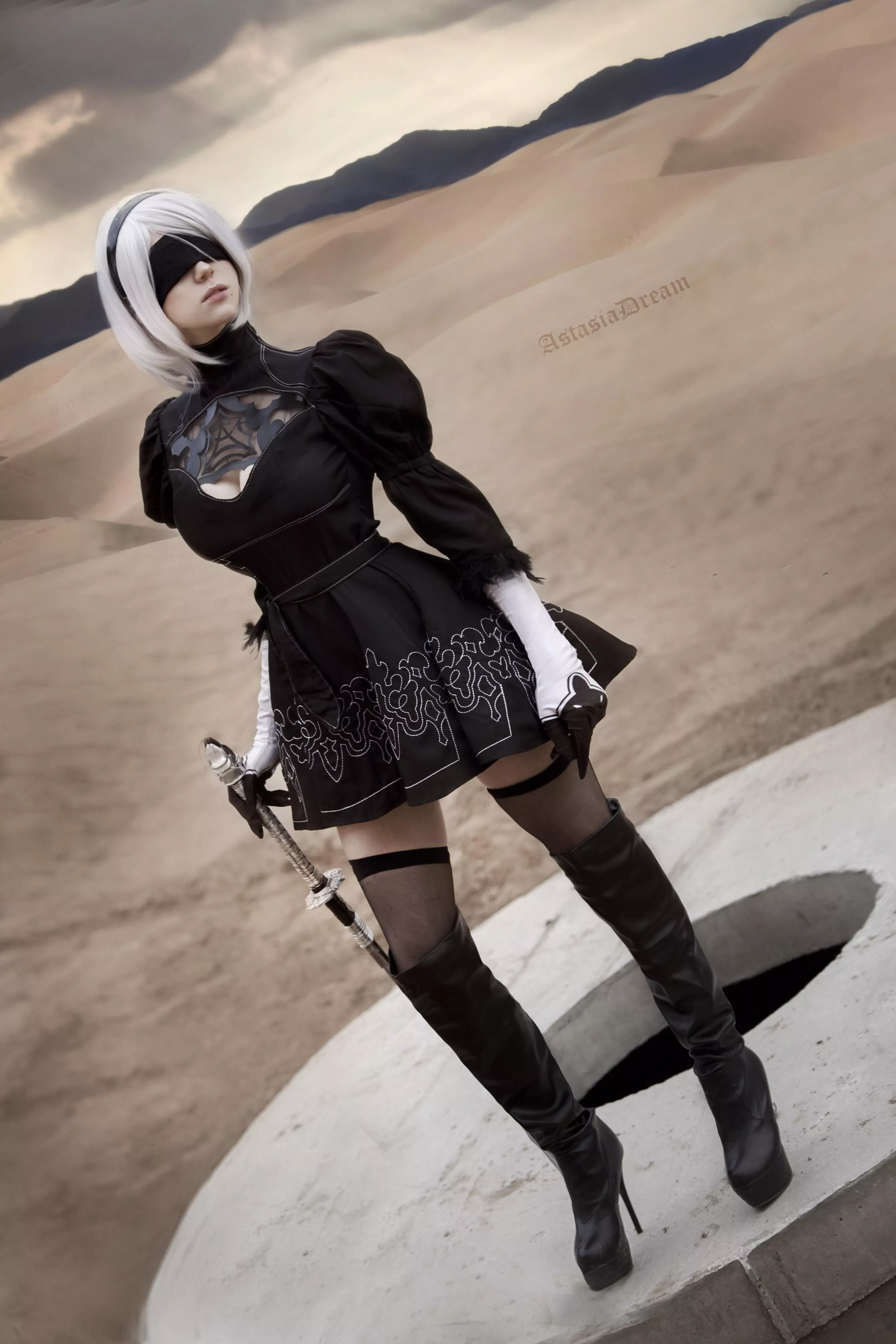 Cosplay on 2B ðŸ–¤ðŸ¤