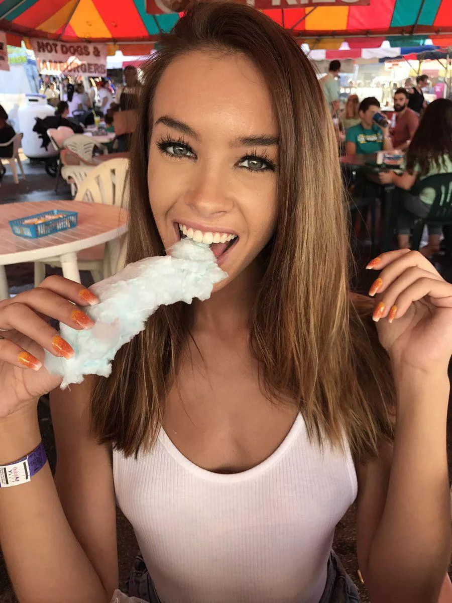 Cotton Candy? Cum Candy is better🍬