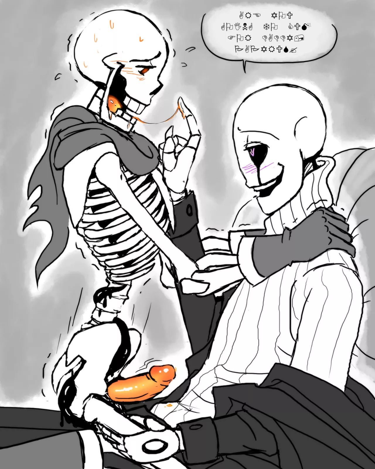 Could anyone link me to the source tumblr of this photo i think the user is spoopy [gaster] or something [papyrus]