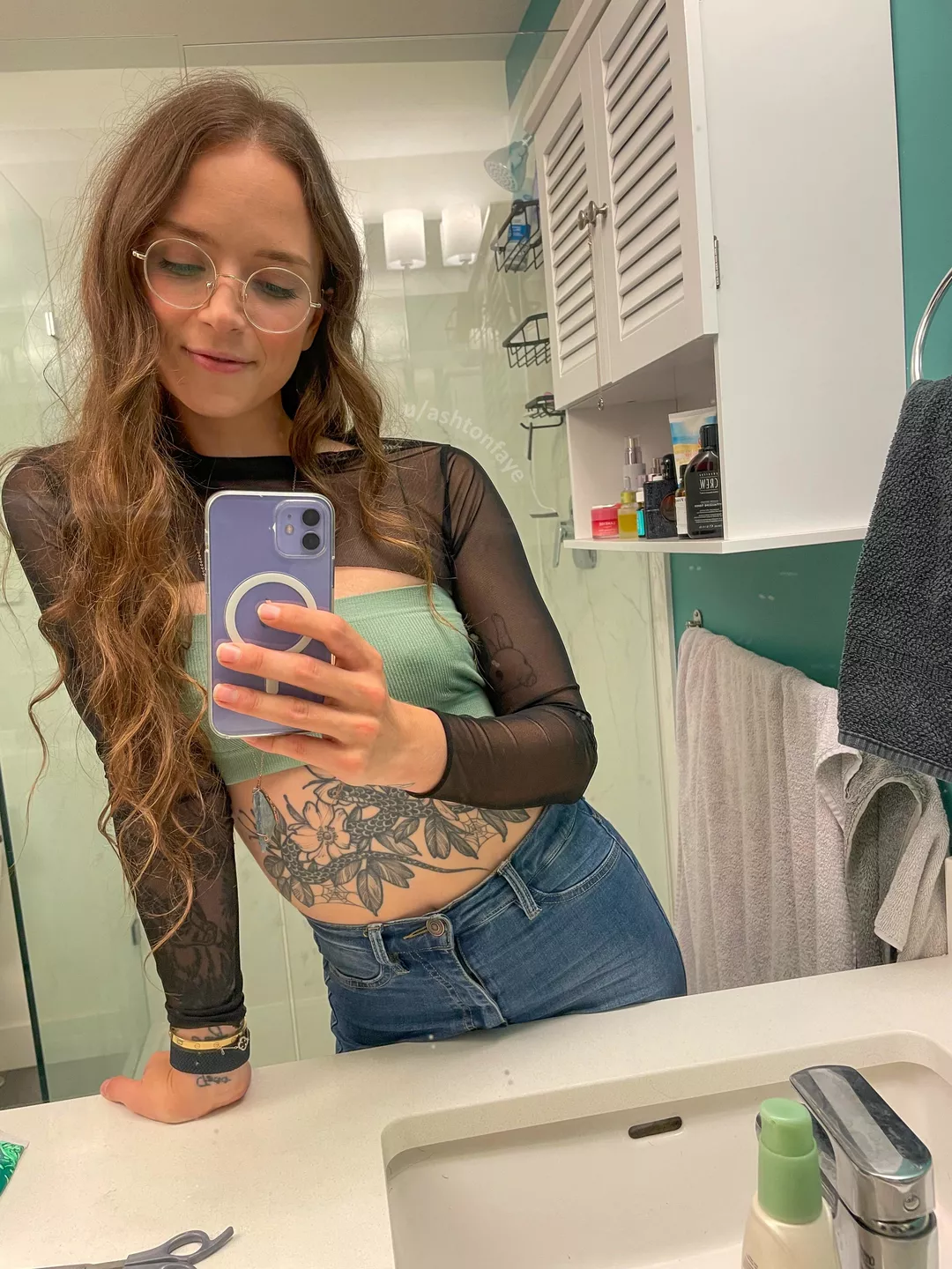 Couldn't resist a bathroom selfie at a house party