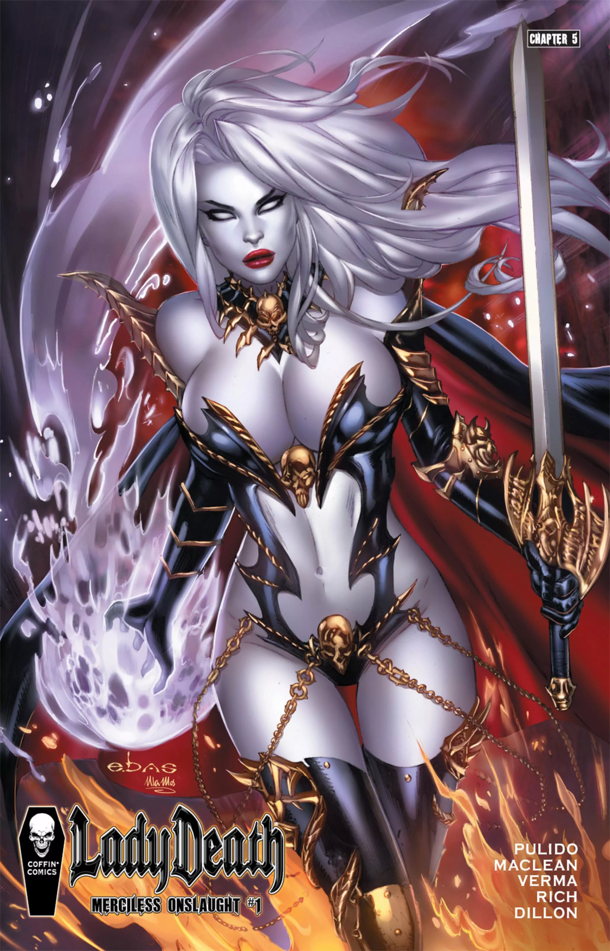 Cover art [Lady Death: Merciless Onslaught #1]