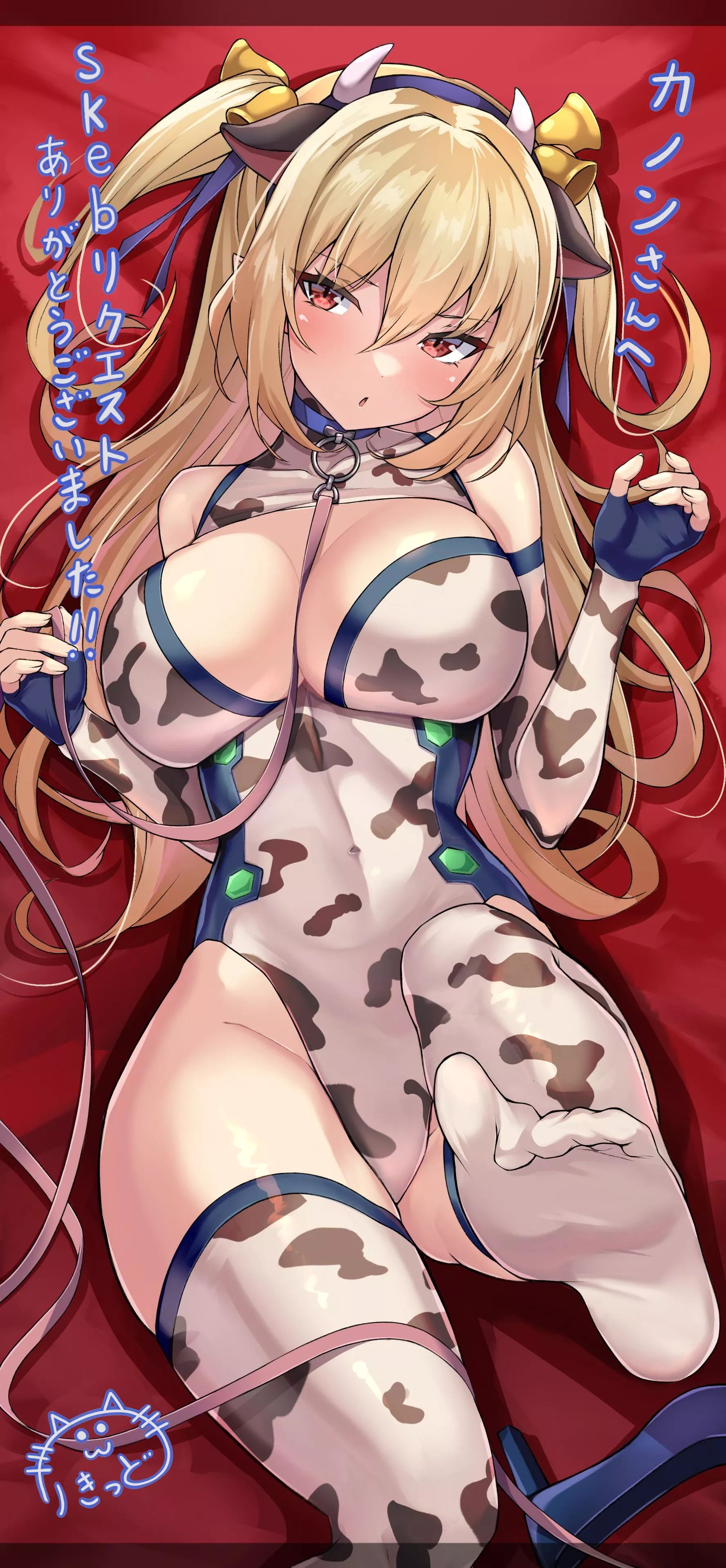 Cow Girl Cow Pattern Leotard (Oserotto) [Original]