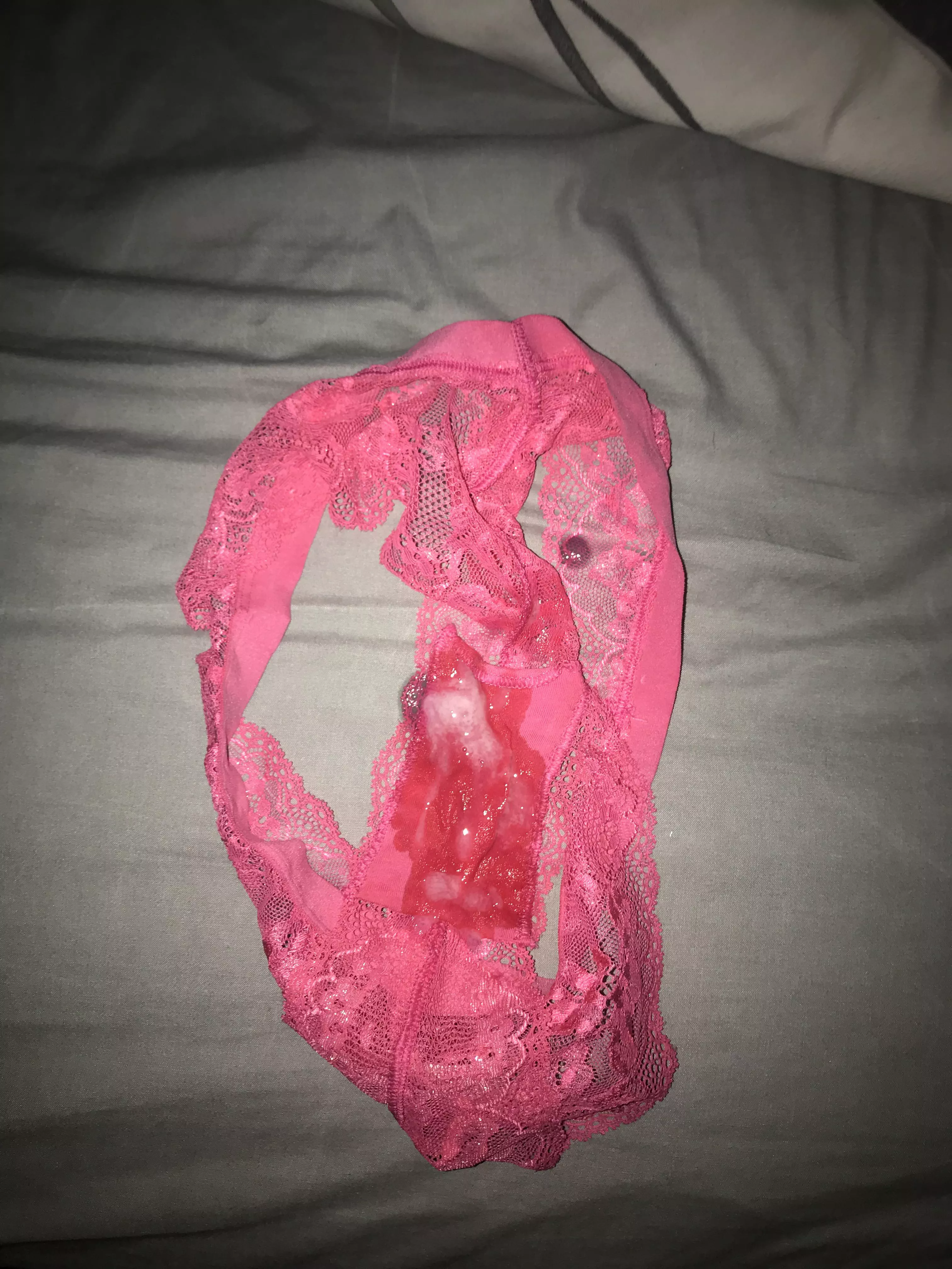 Cum on step sis pink thong