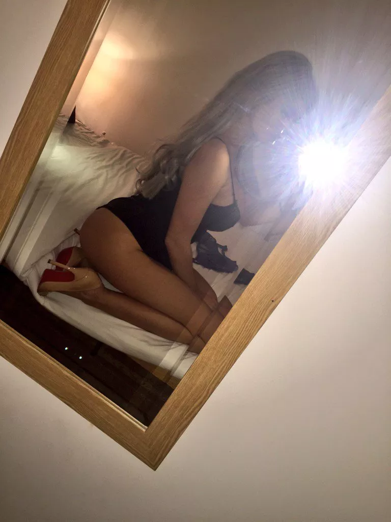 Cute high heels selfie