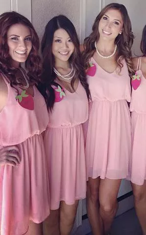 Cute Ladies in Pink