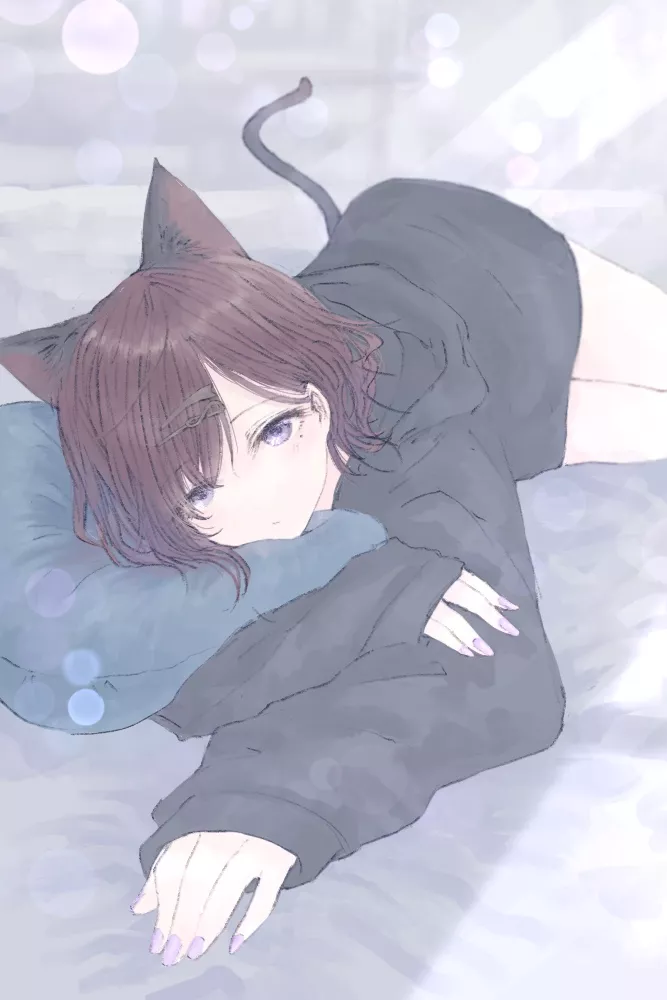 Cute neko~ I know it's not hentai but it's cute af