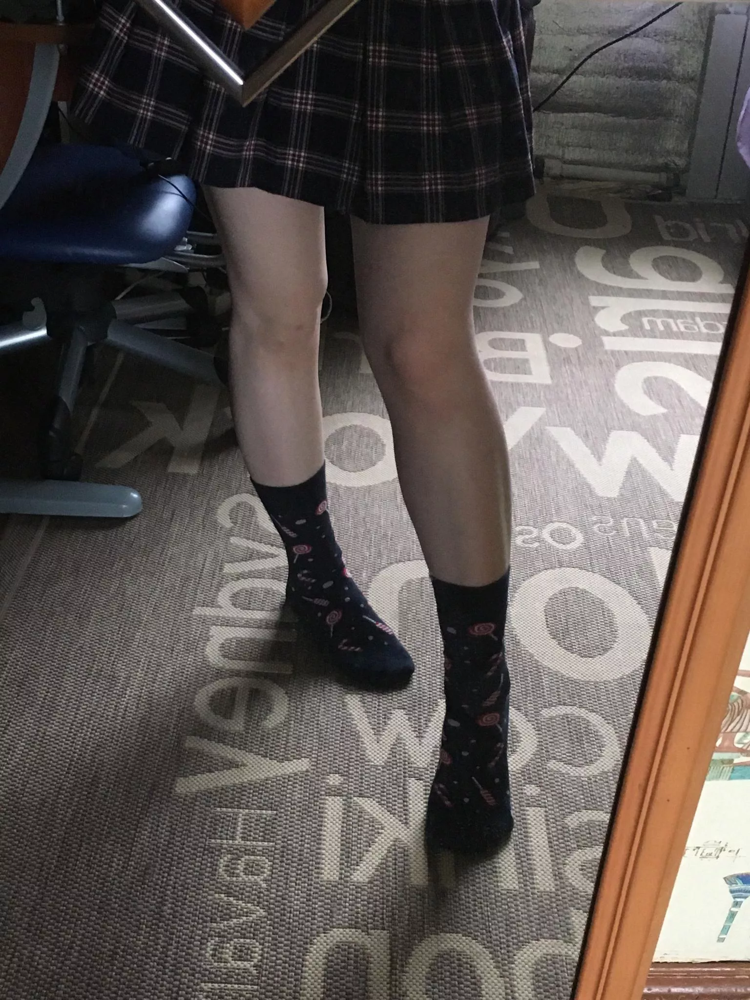 Cute schoolgirl legs for you