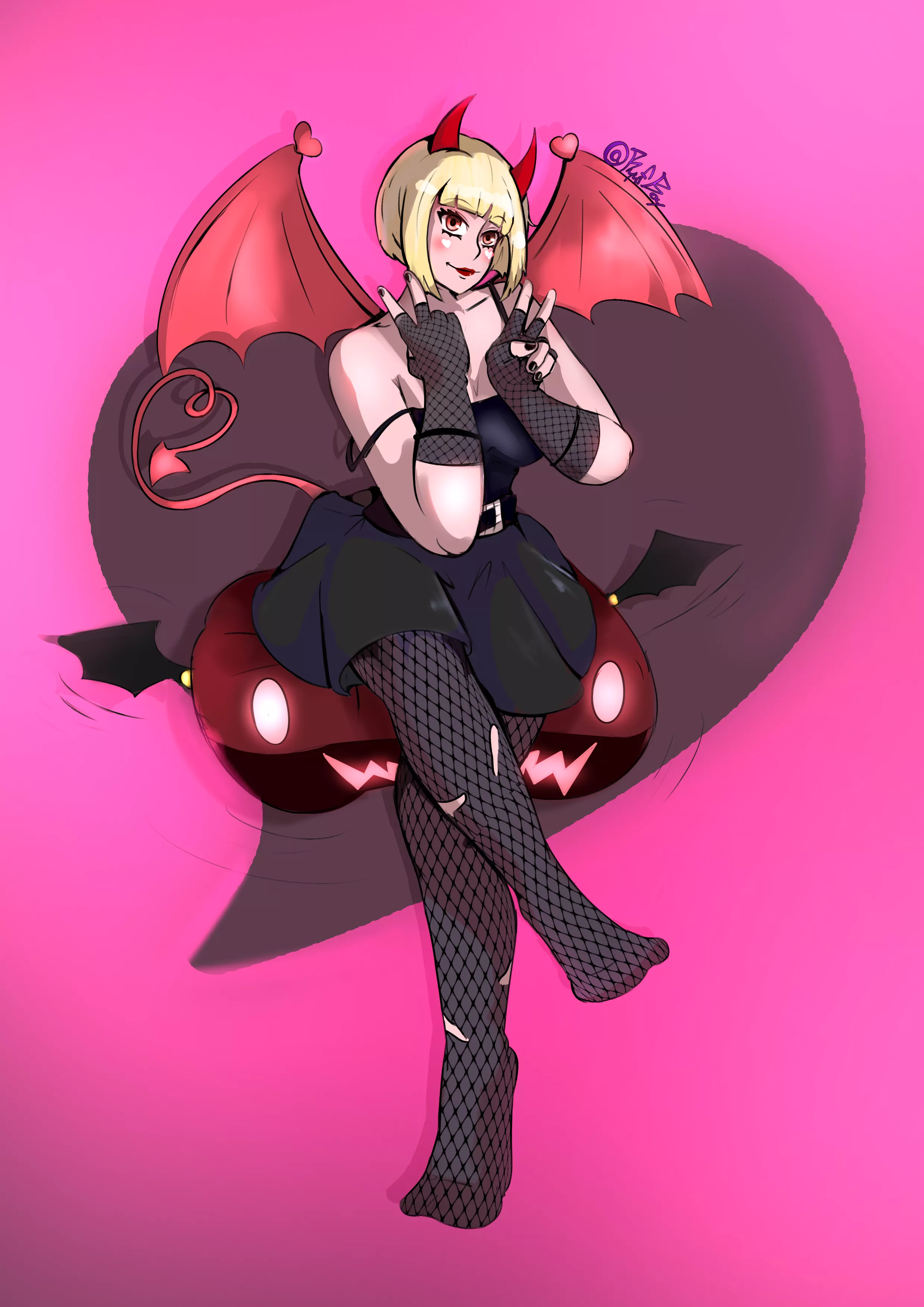 Cutesy succubus