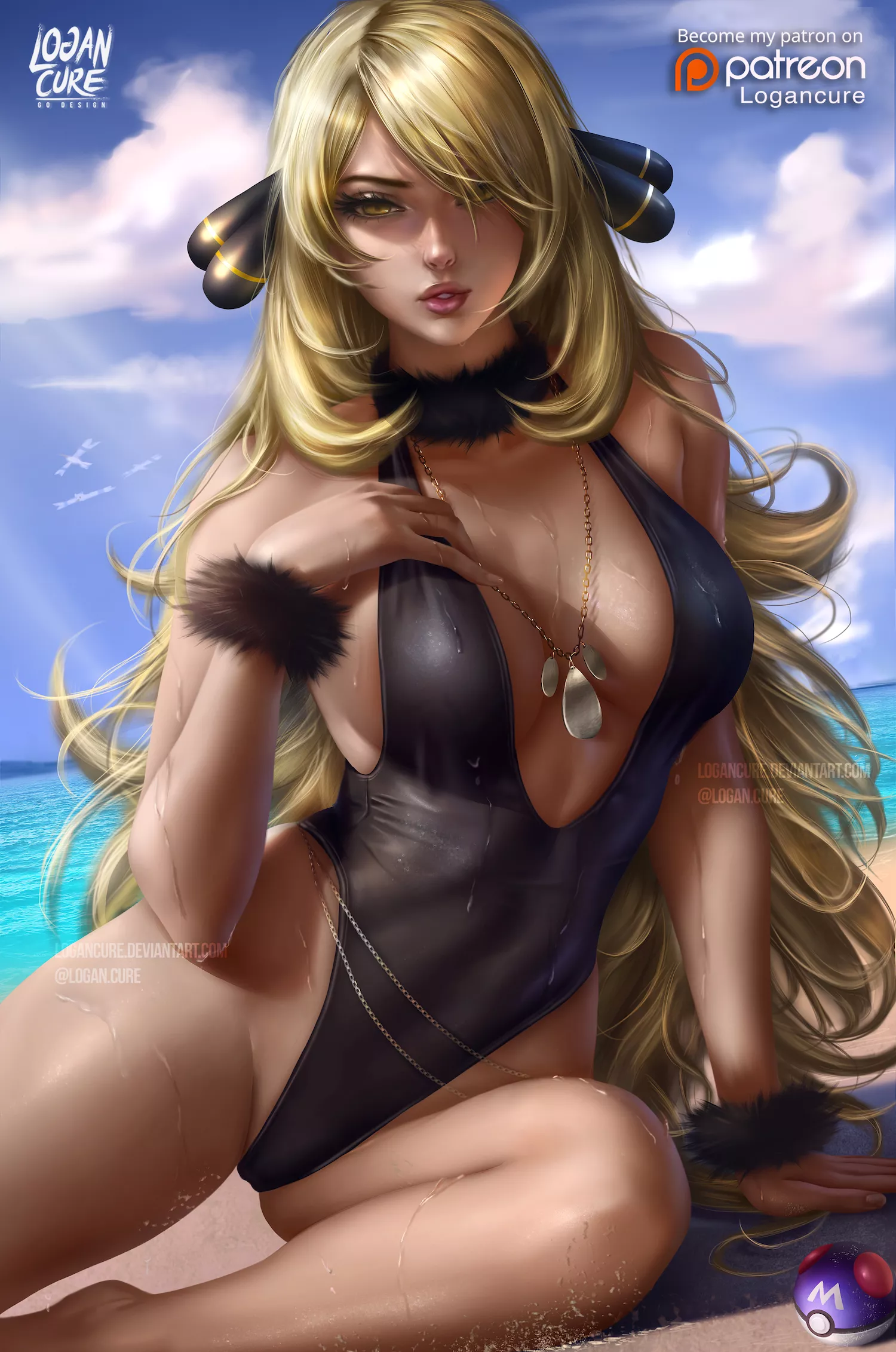 Cynthia Swimsuit (Logan Cure) [Pokemon]