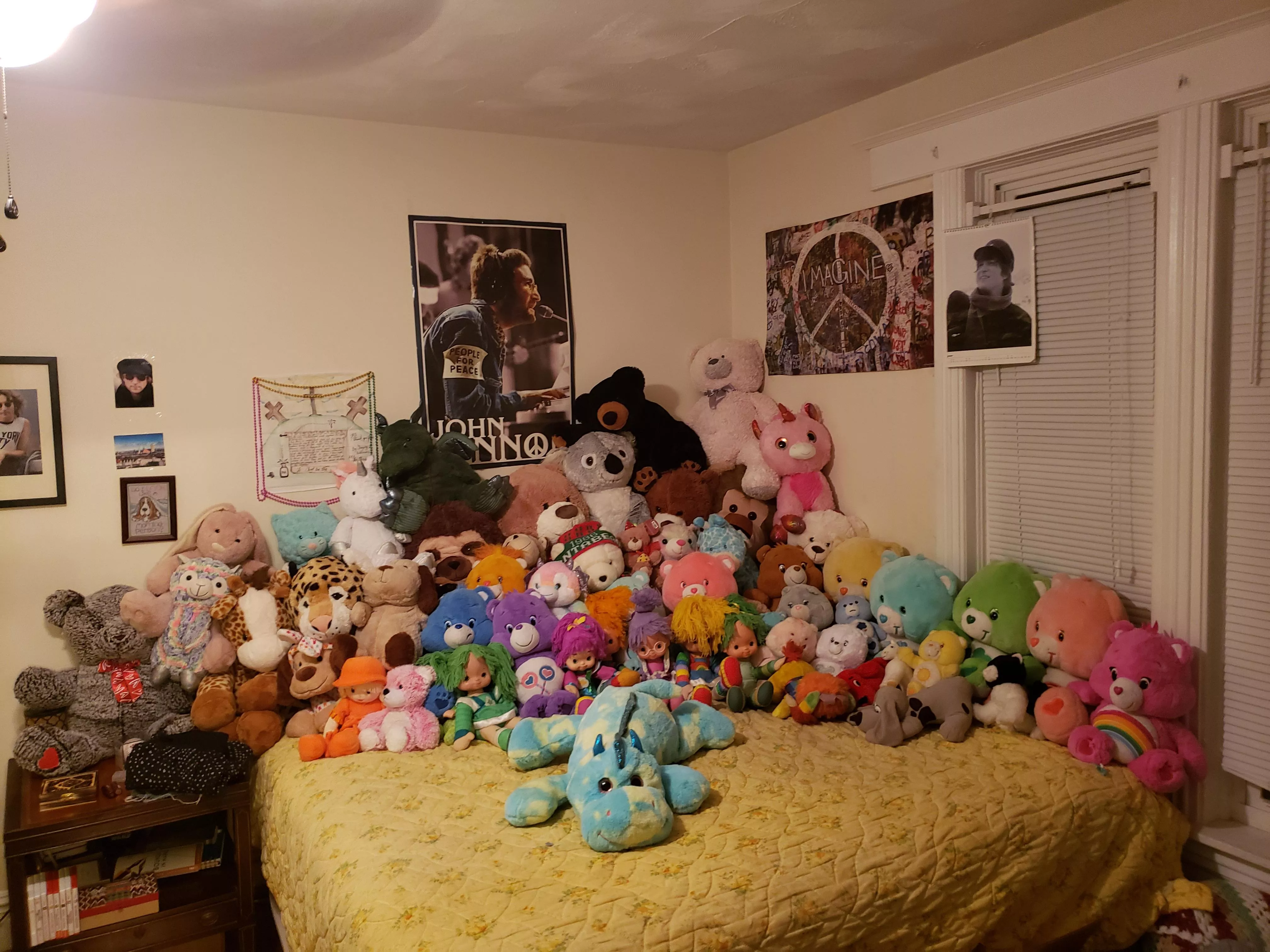 Daddy spoils me so much! I have no space for new stuffies!