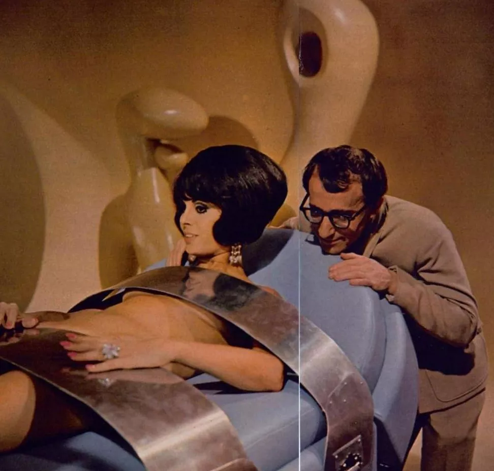 Dahlia Levy and Woody Allen, Casino Royale, 1967