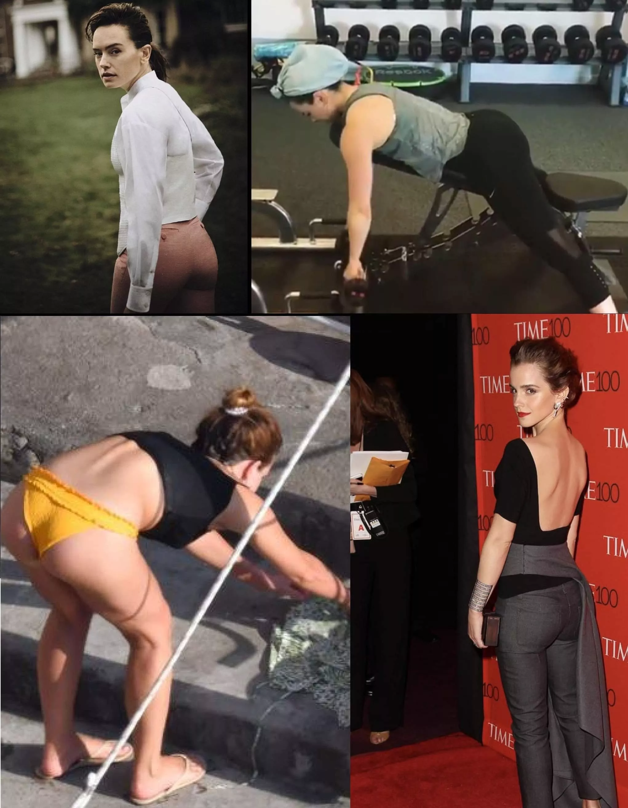 Daisy Ridley vs Emma Watson: whoâ€™s ass would you fuck?