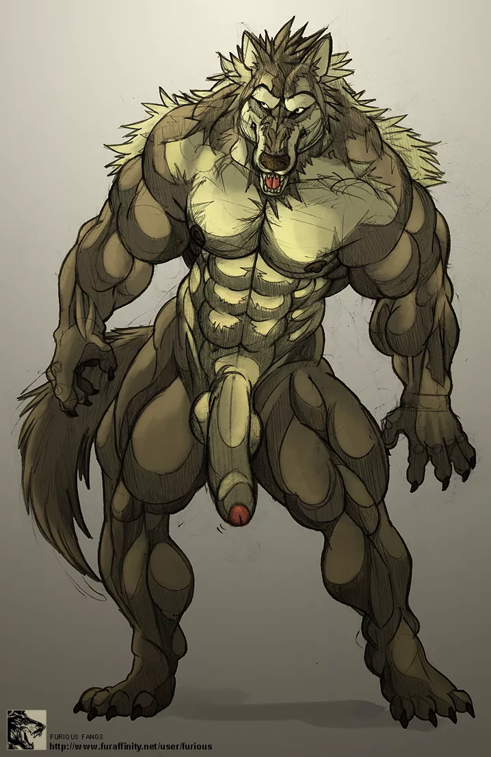 Damn dudes buff as fuck. (furious (artist))