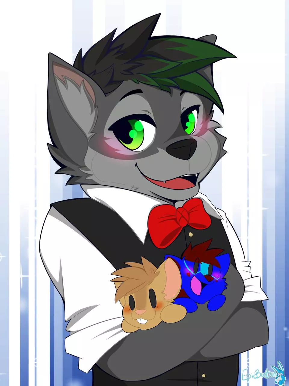 Dapper Wolf (Art By Me)