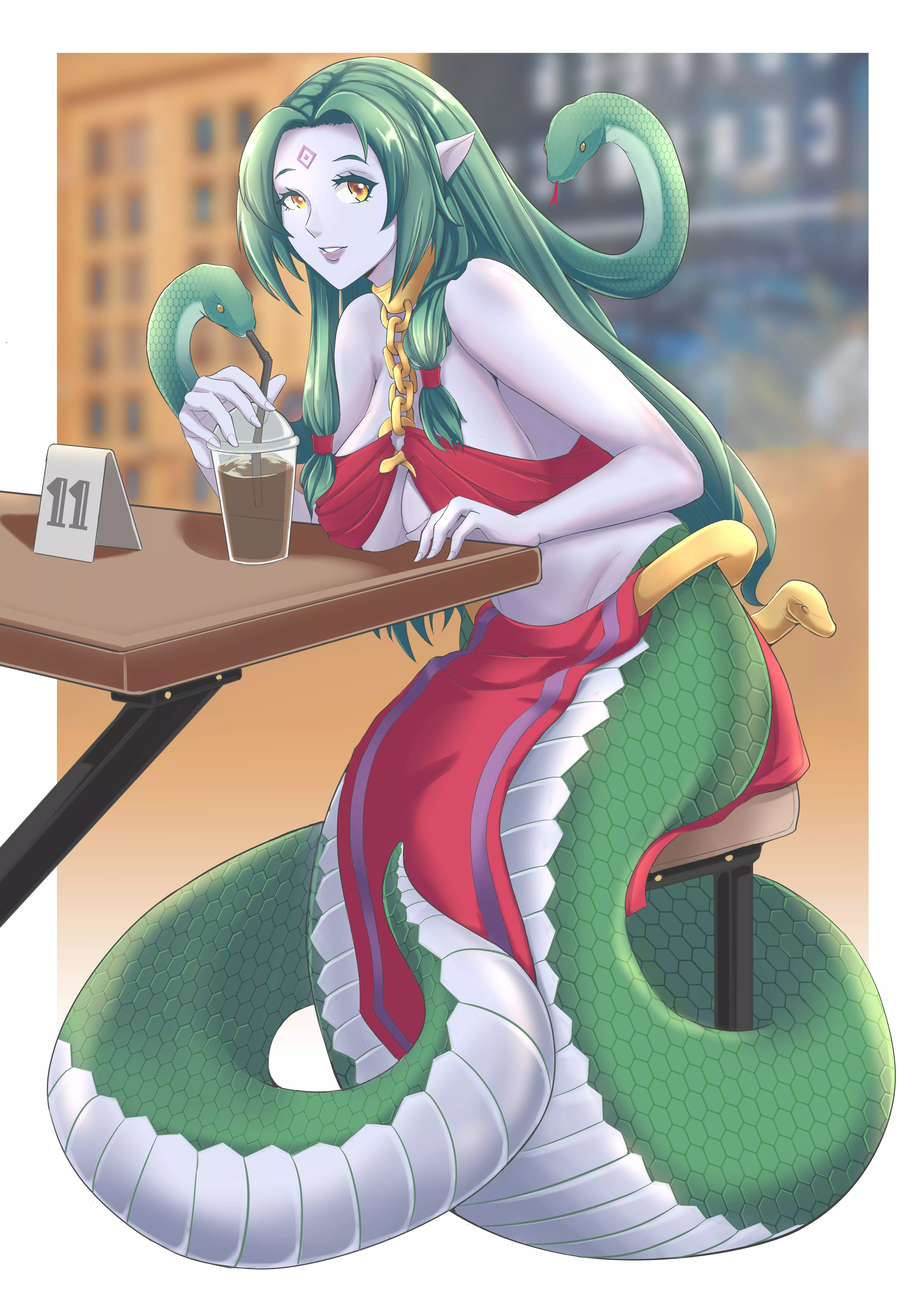 Date with a beautiful Lamia