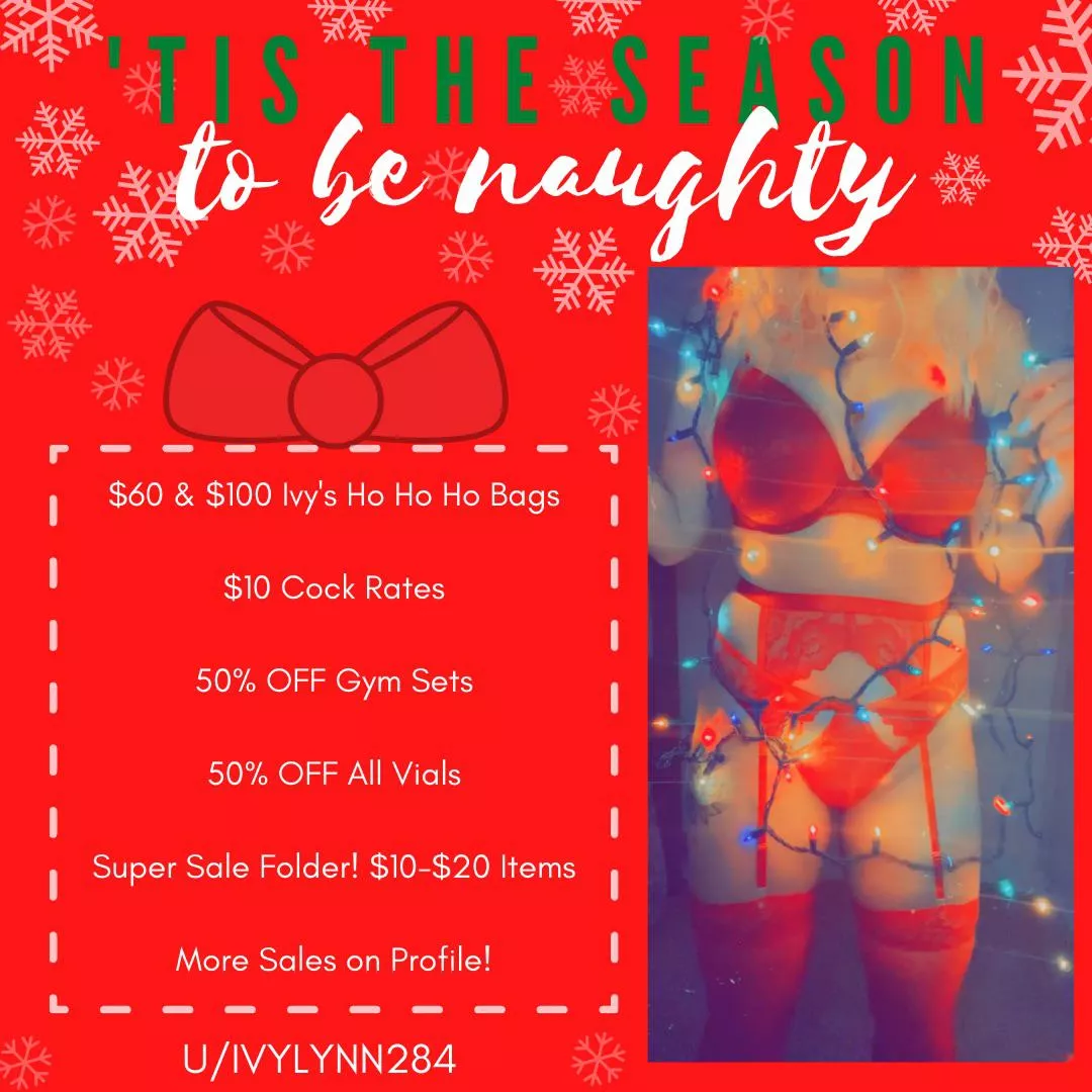 December Sales ❤️ So Much To Enjoy This Holiday With Ivy 🎄 More On Profile 🔥 [selling] [kik] Ivylynn284