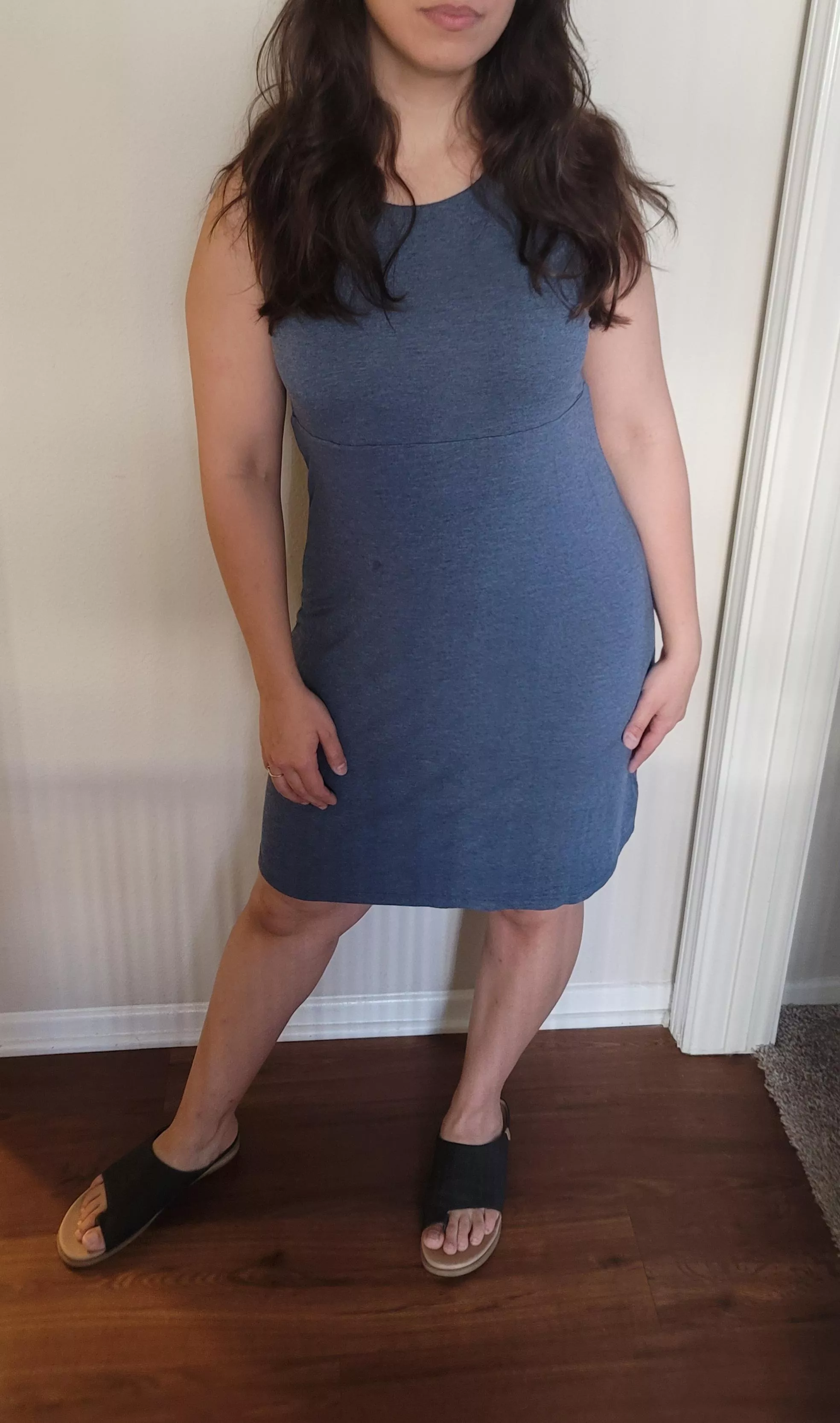 Decided to change it up and wear a dress today ☺[F]