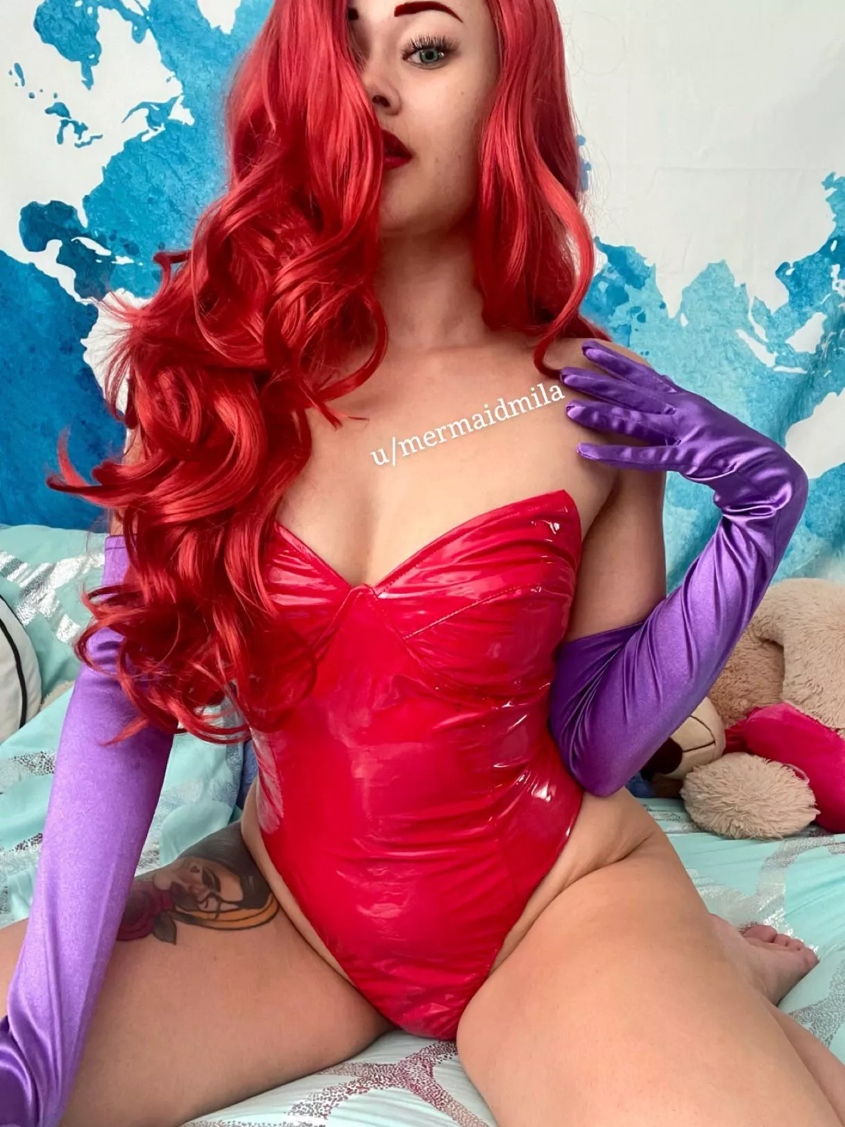 Did a little Jessica Rabbit cosplay [f]